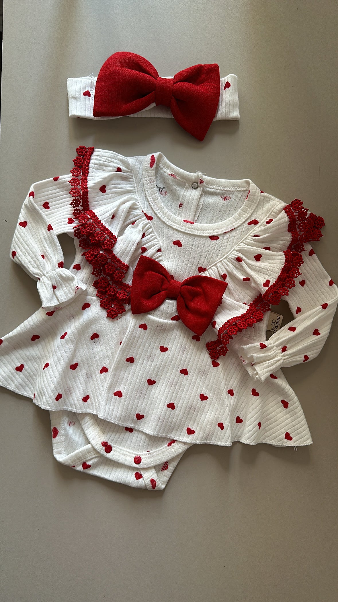 Pagliaccetto AMOR 3-12M - BIANCO