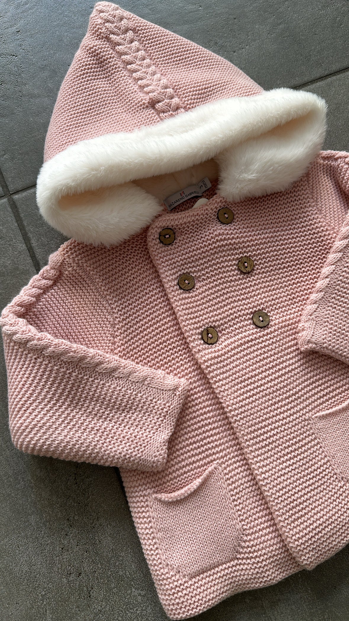 Cappottino DOPPIOPETTO 3-12M - ROSA