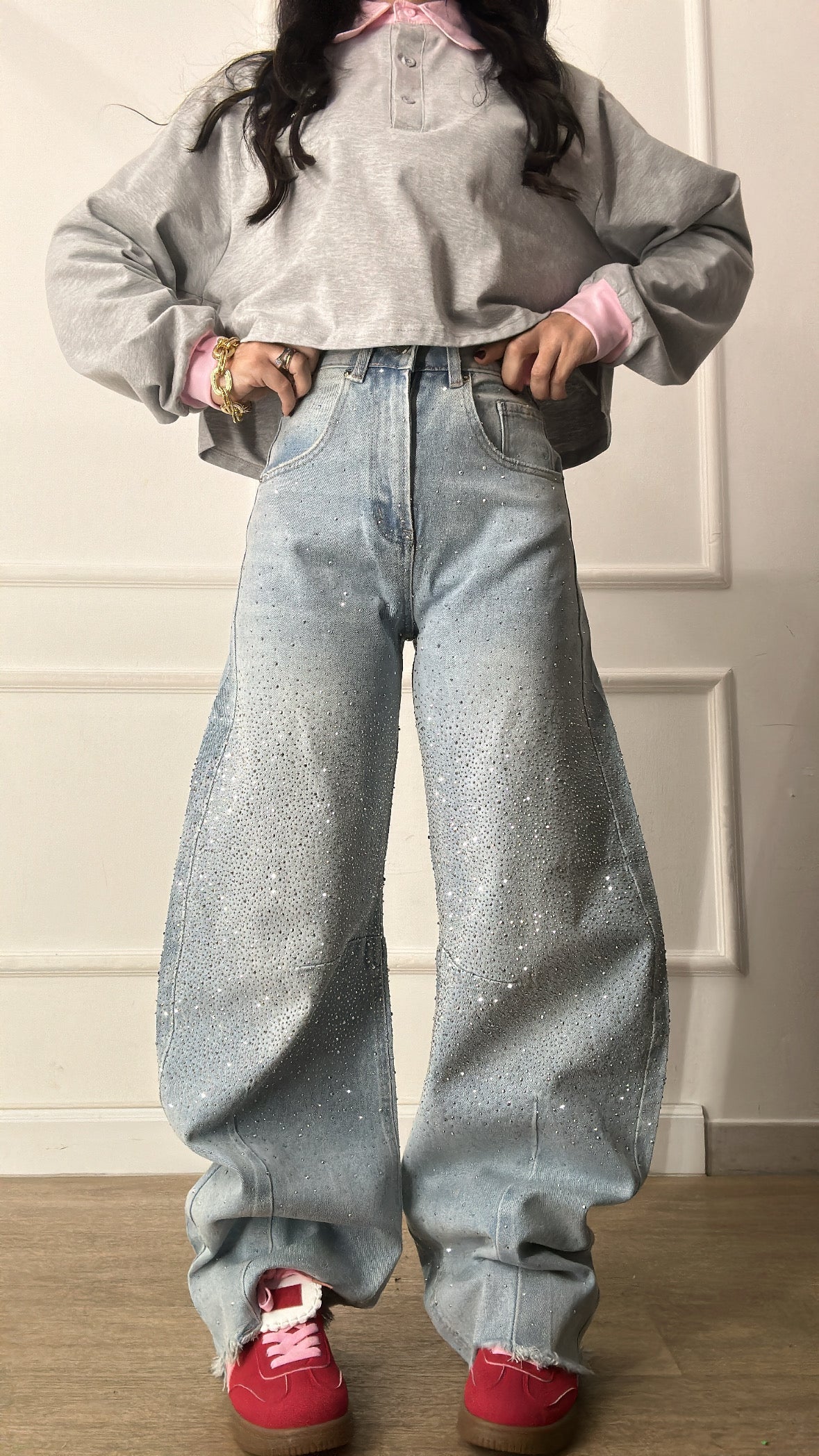 JEANS STRASS DANNY - JEANS