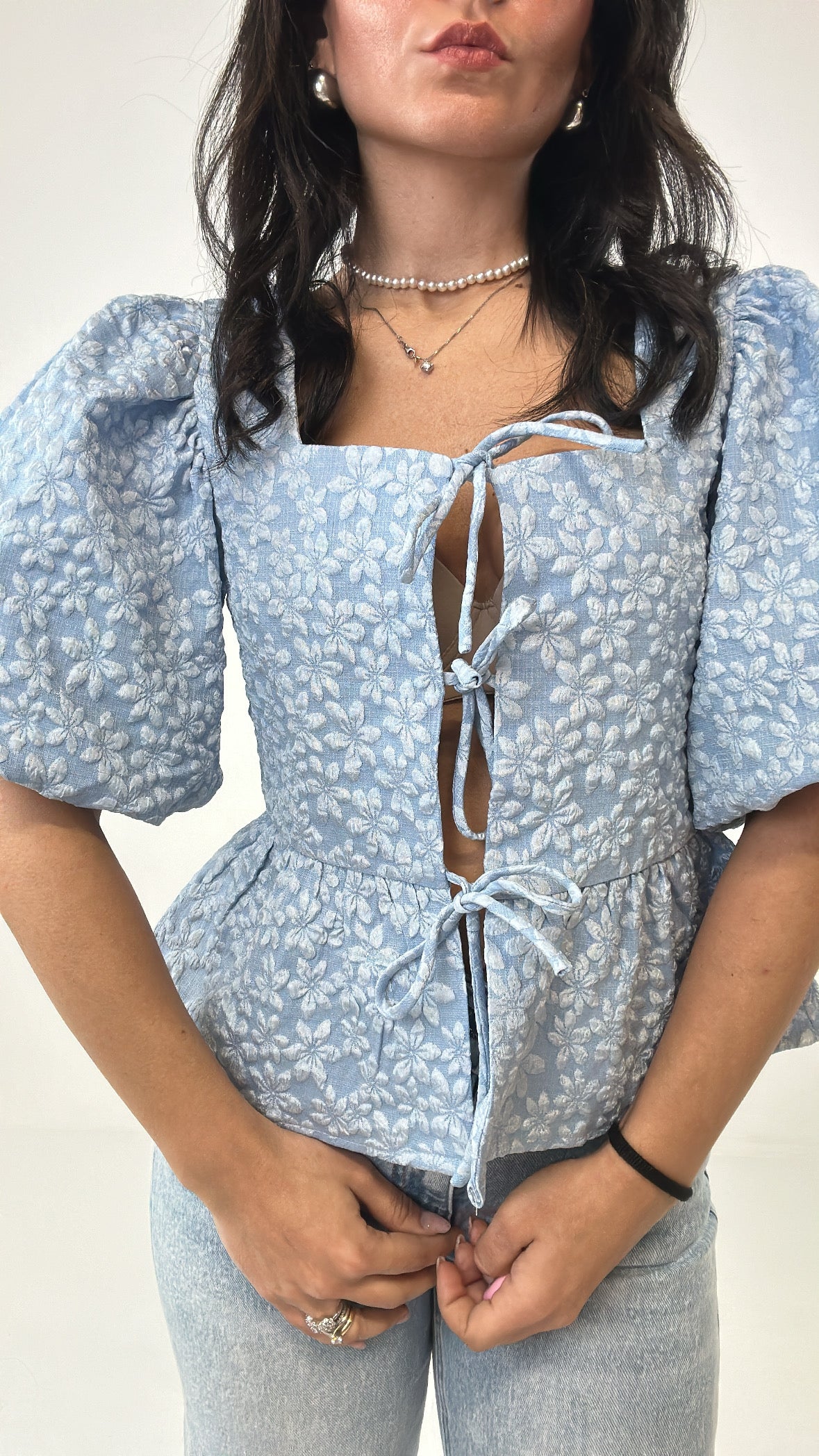 Blusa LACCETTO - CELESTE