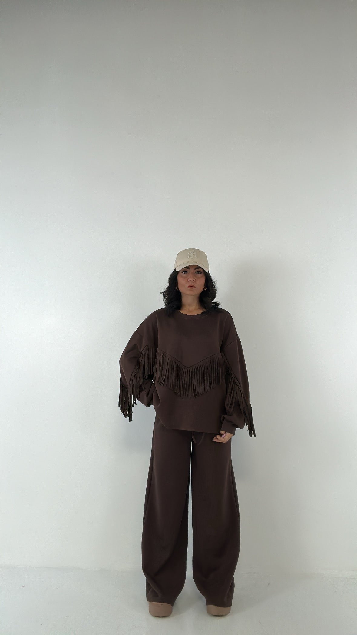 Completo TUTA FRANGE - MARRONE