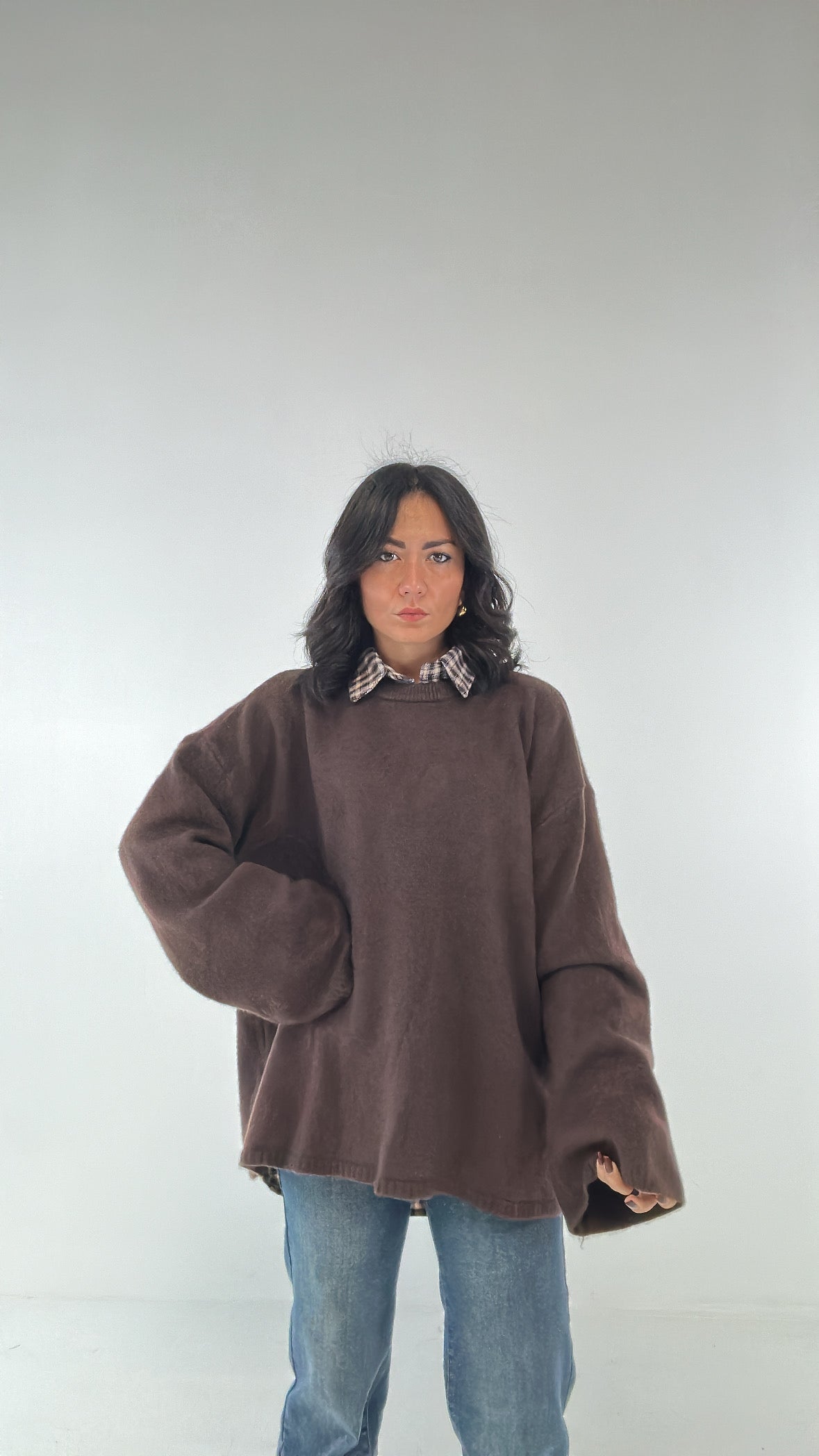 Pull LARGE - MARRONE