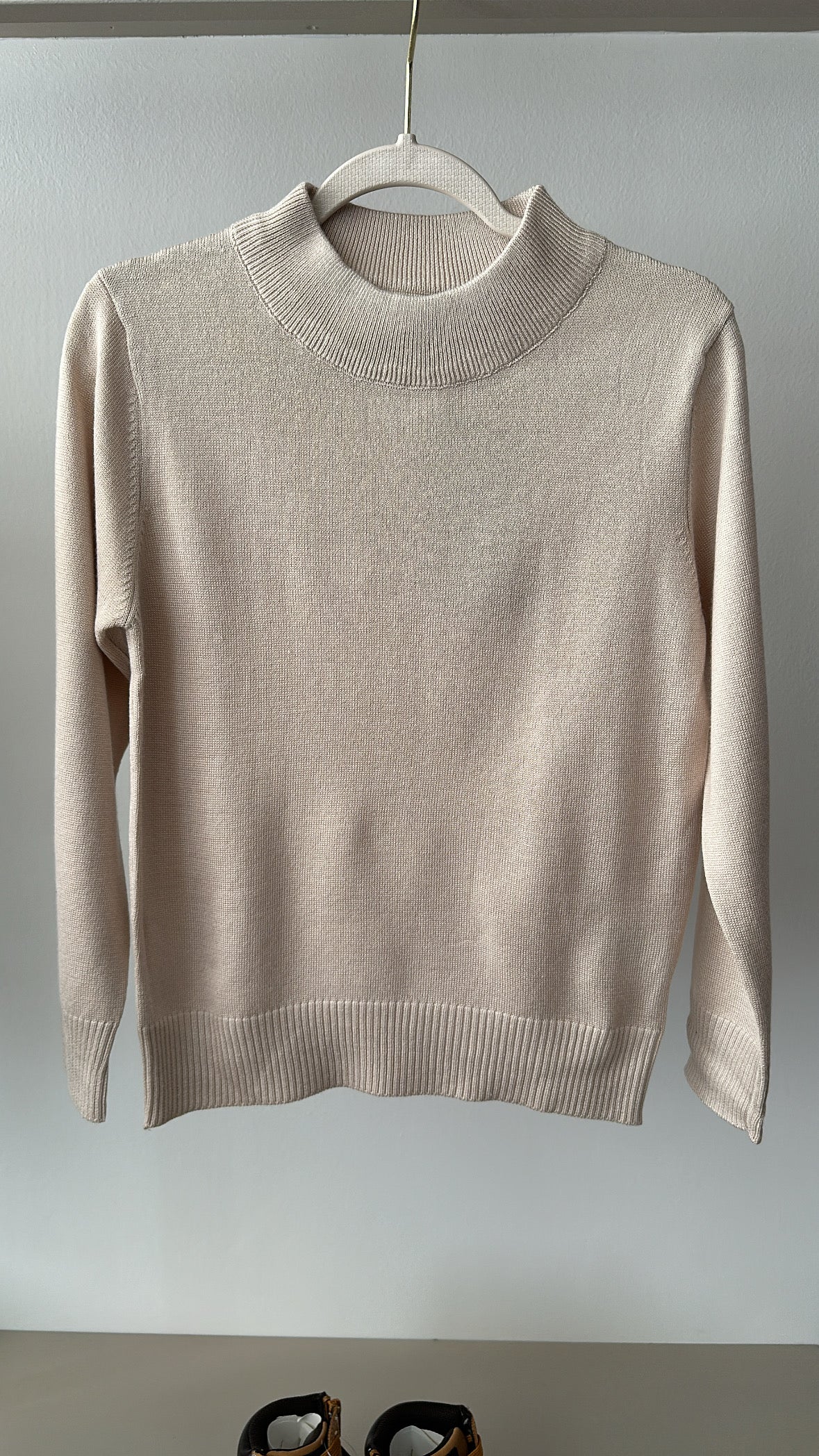 Maglioncino MEZZO COLLO 4-14A - BEIGE
