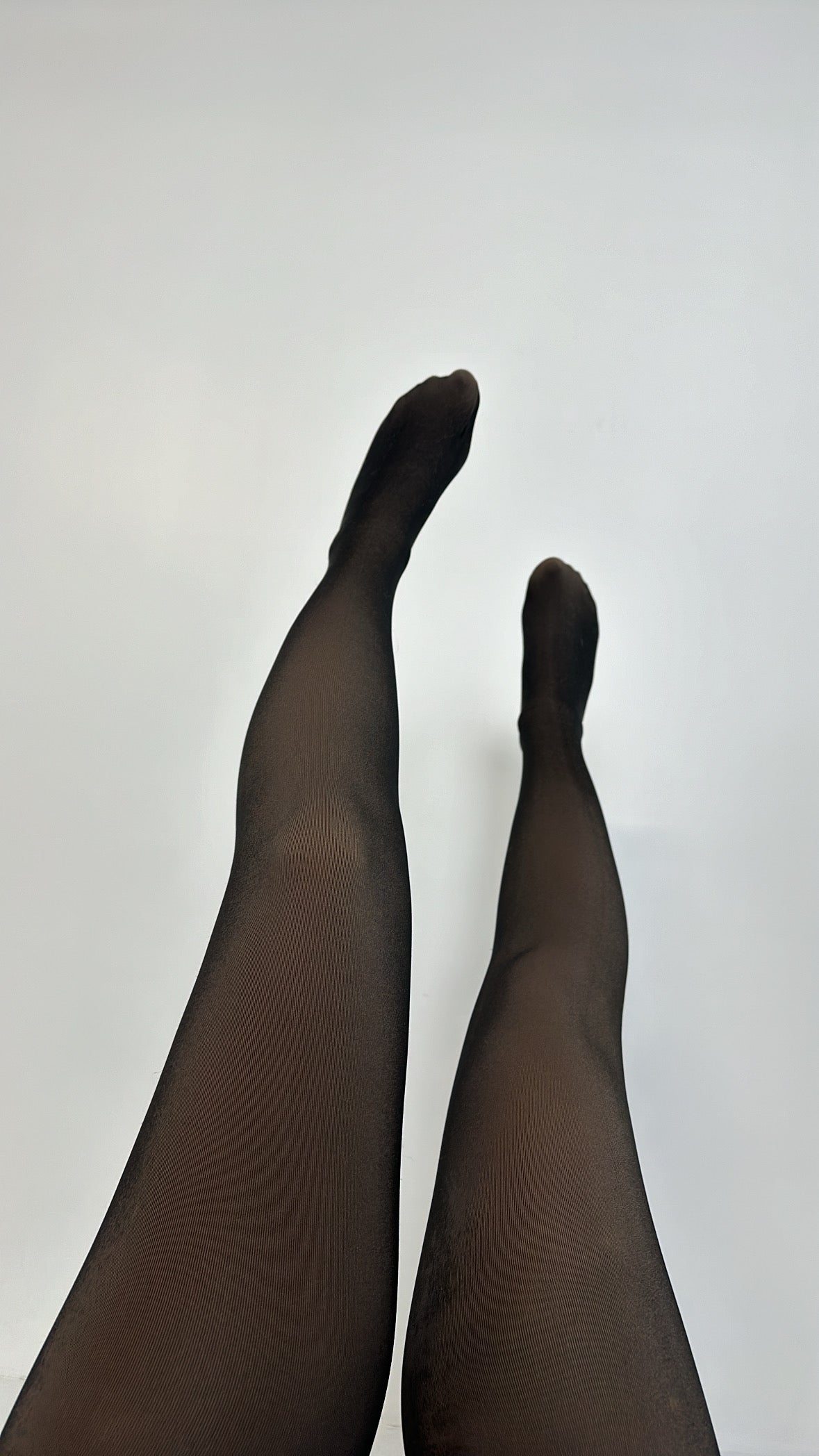 Leggins CALZA EFFETTO NUDE - NERO