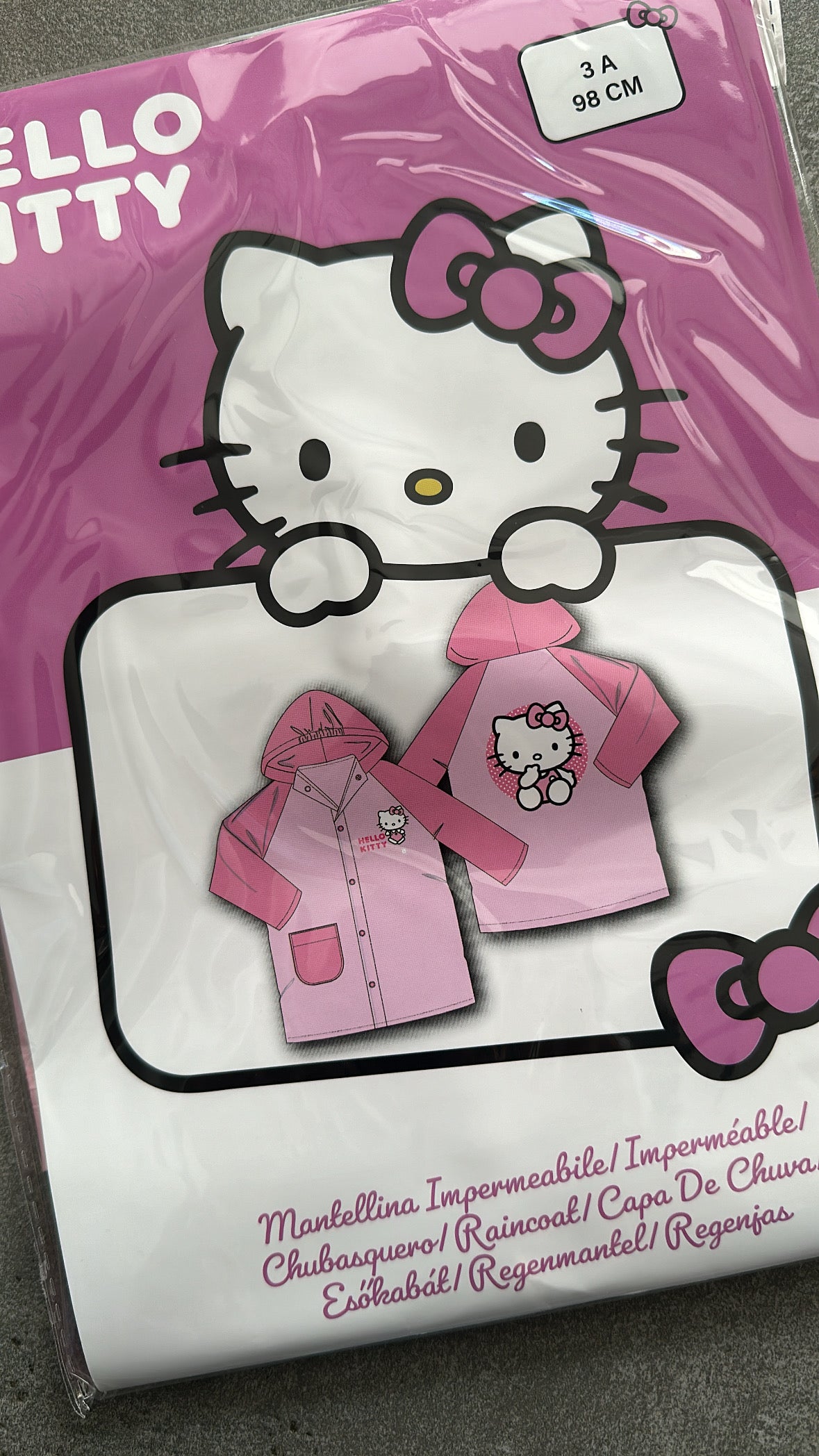 Giubbino PIOGGIA HELLO KITTY - ROSA
