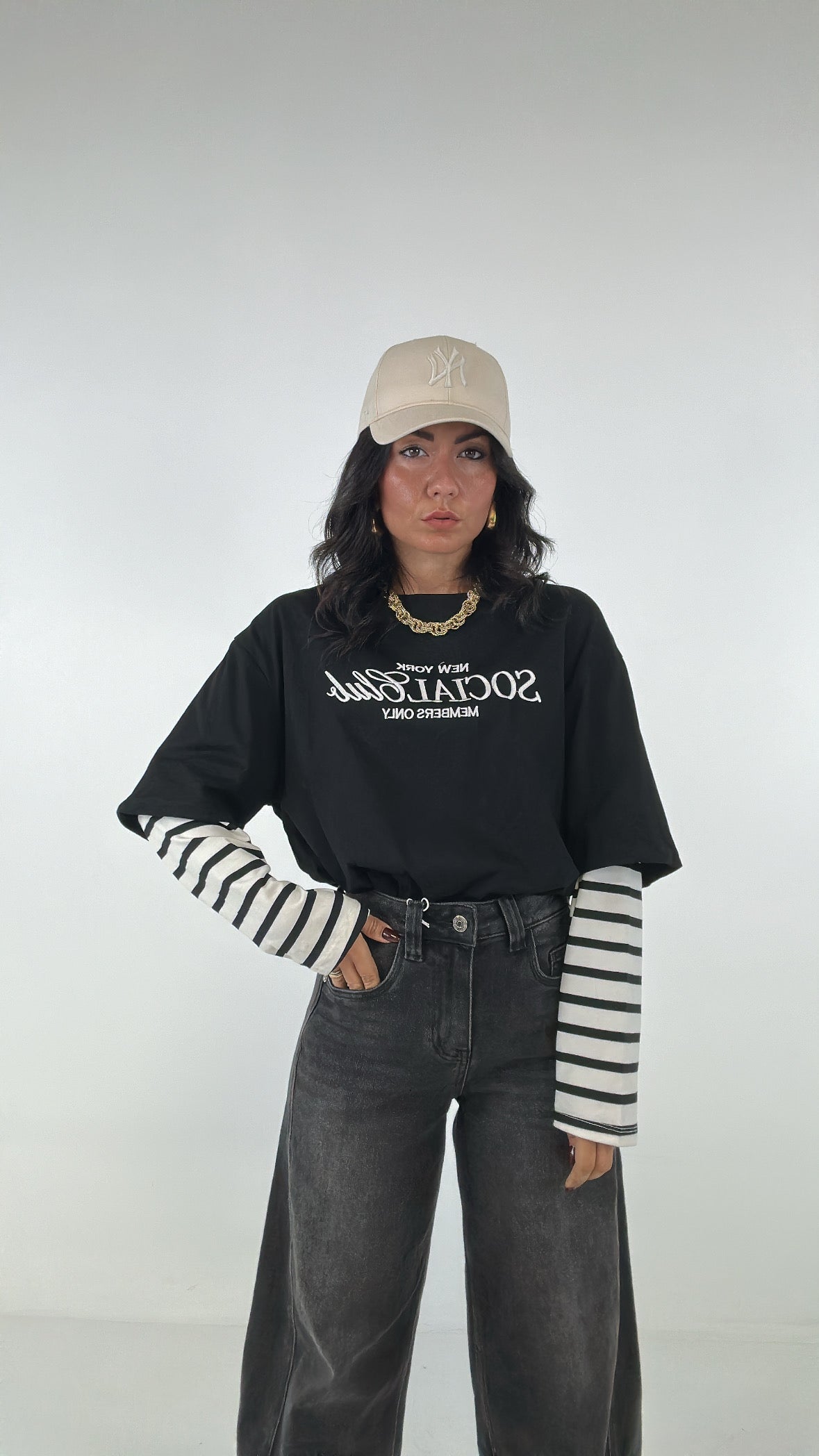 Maglia SOCIAL CLUB - NERO