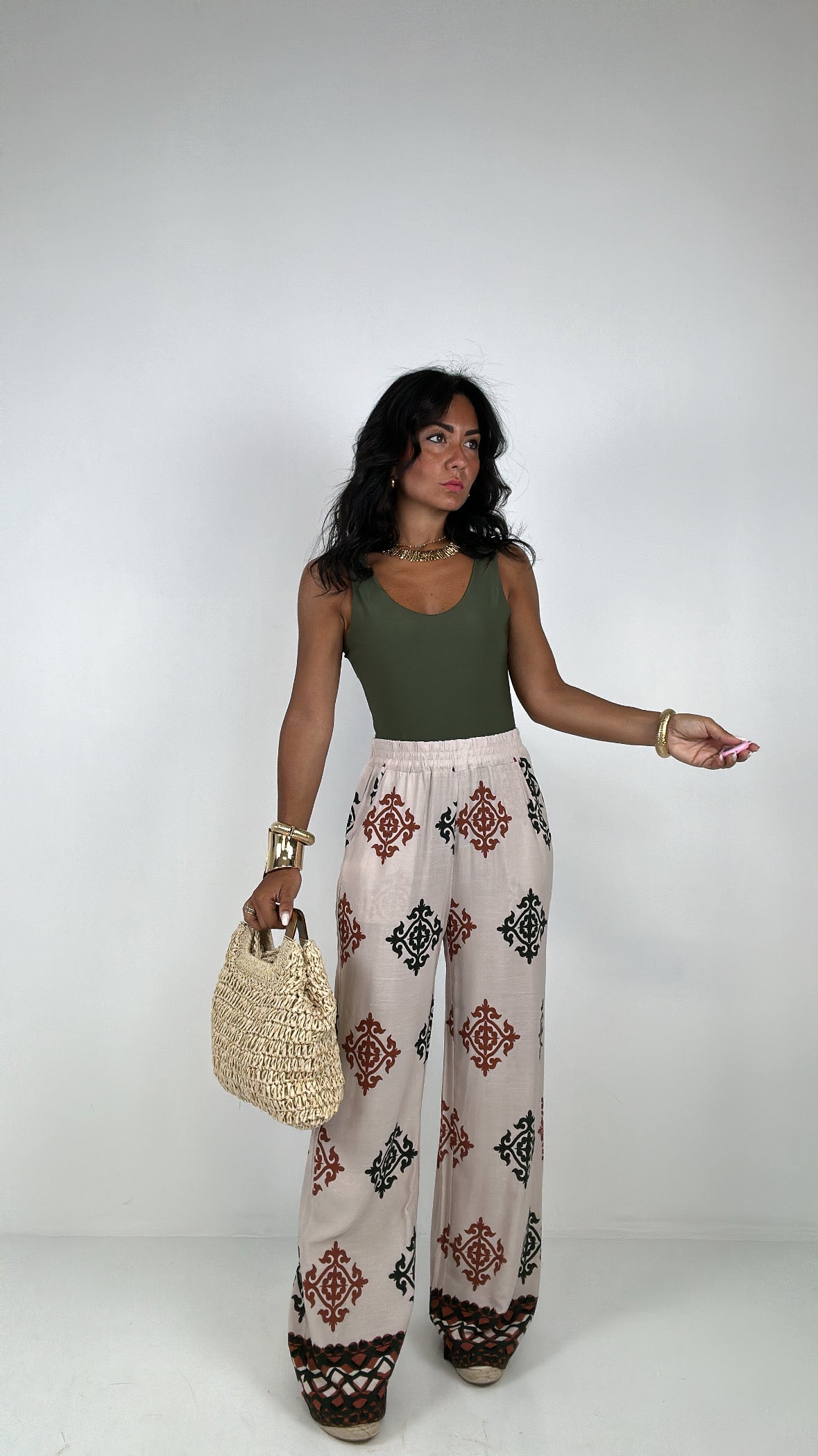 Pantalone SUMVACATION - BEIGE