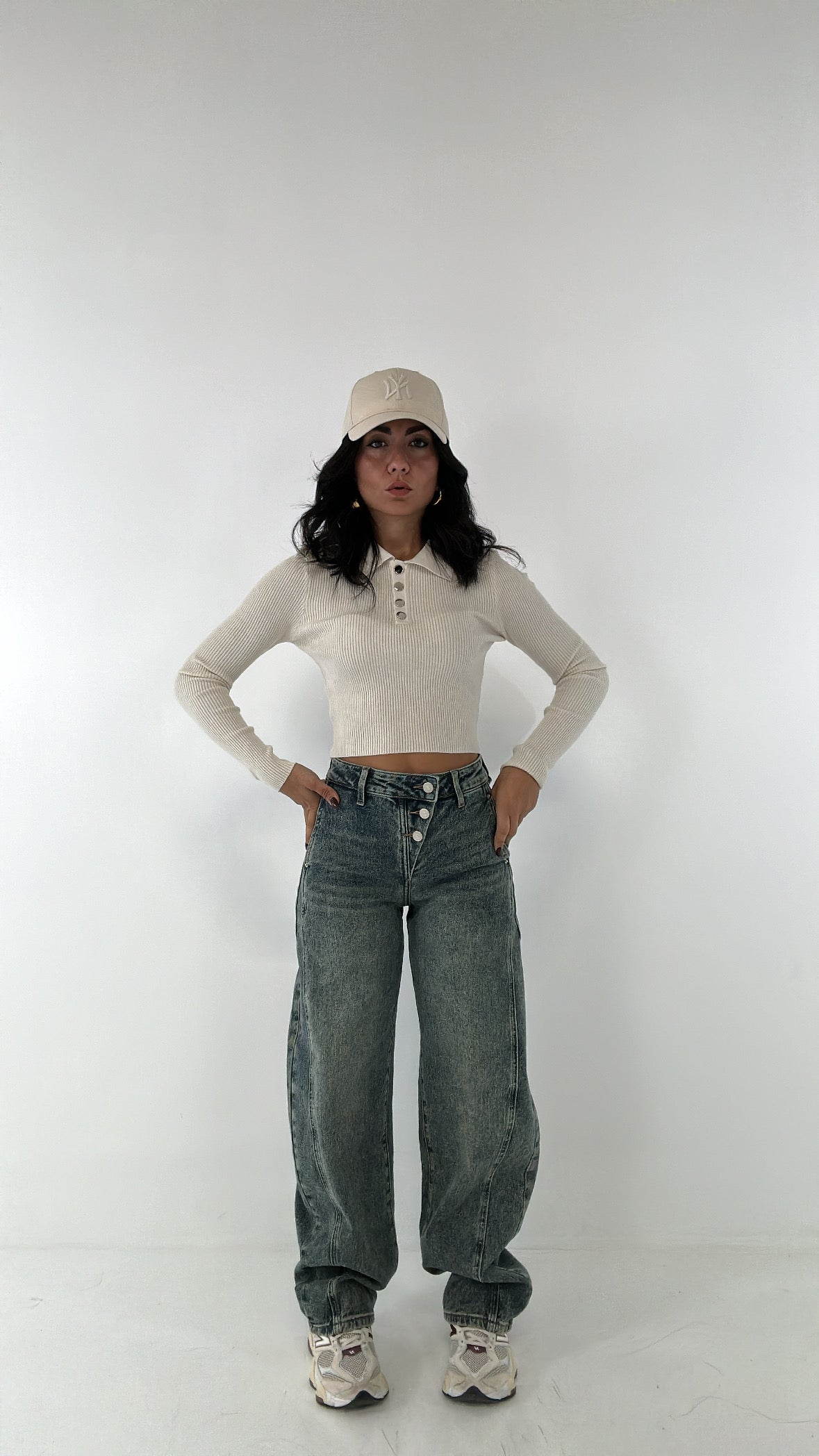 Jeans BALLOON BOTTONCINI - JEANS