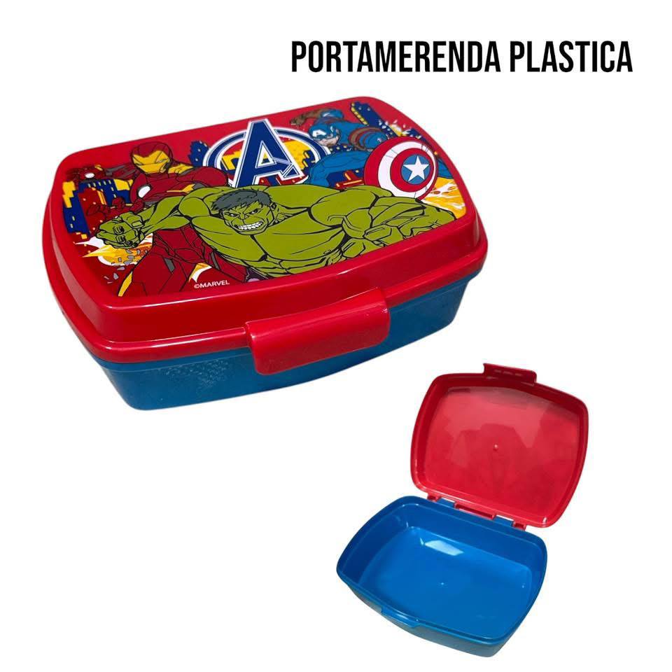 Porta MERENDA IN PLASTICA - ROSSO