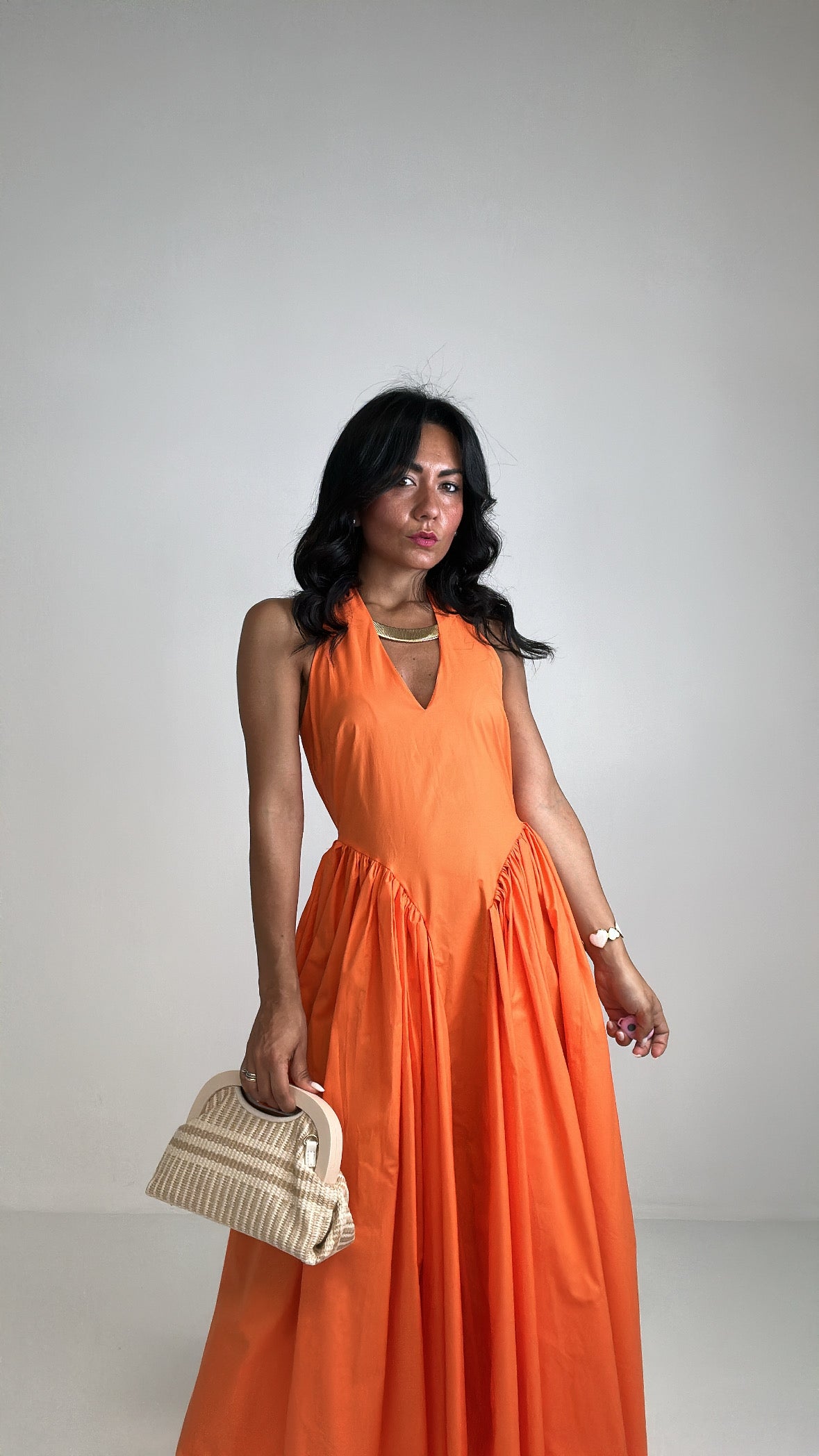 Vestito AMERICA - ARANCIO