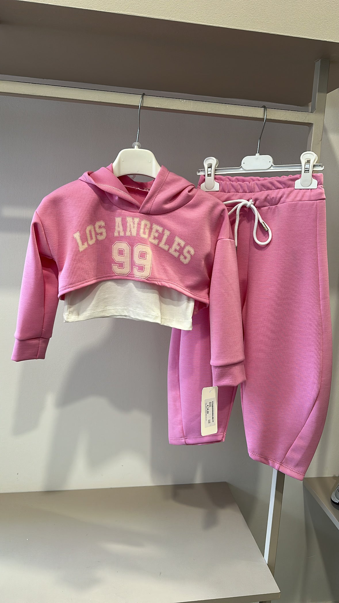 Tuta 3PZ LOSANGELES 4-14A - ROSA