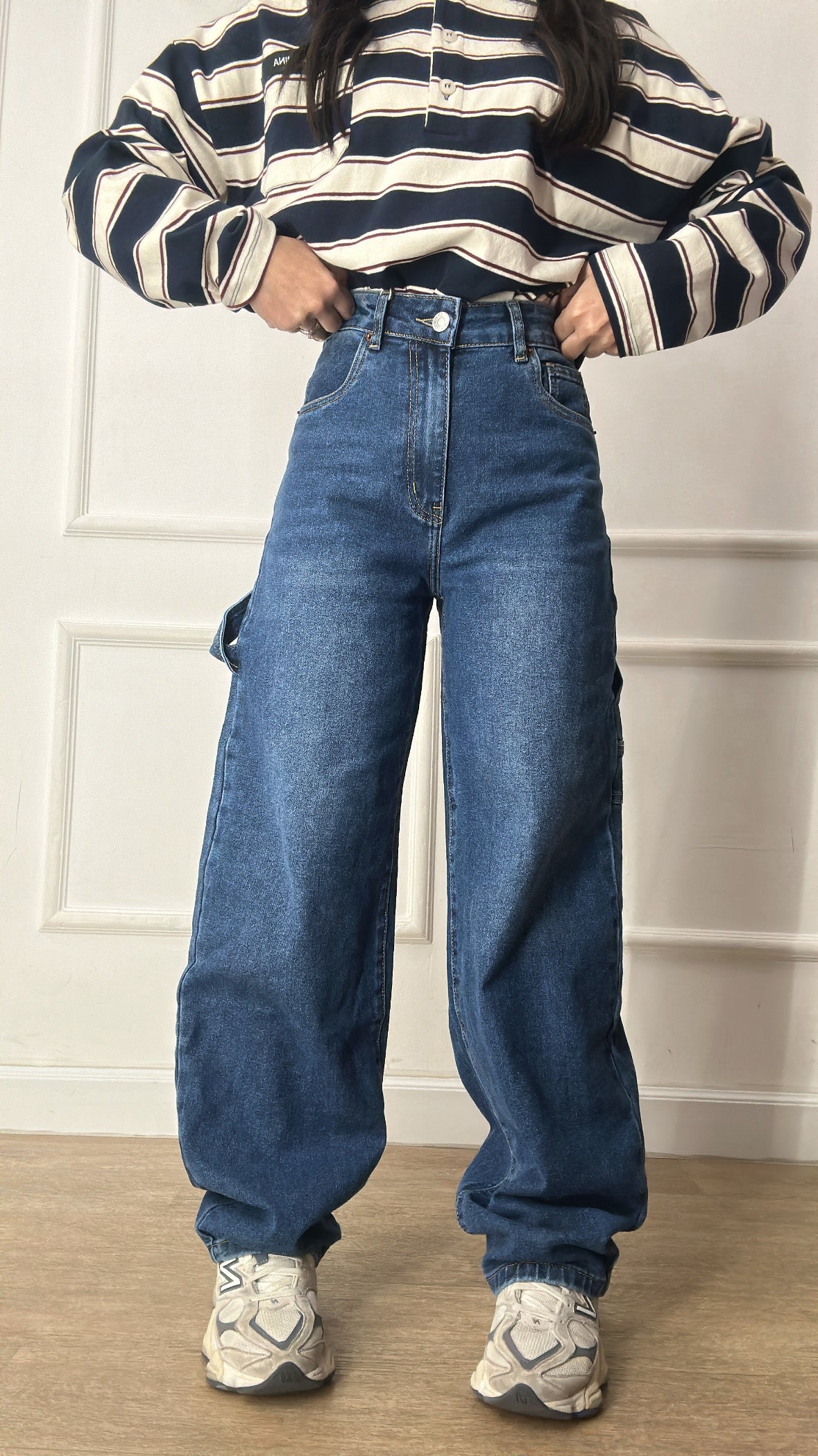 Jeans WIDE BALLON - JEANS SCURO