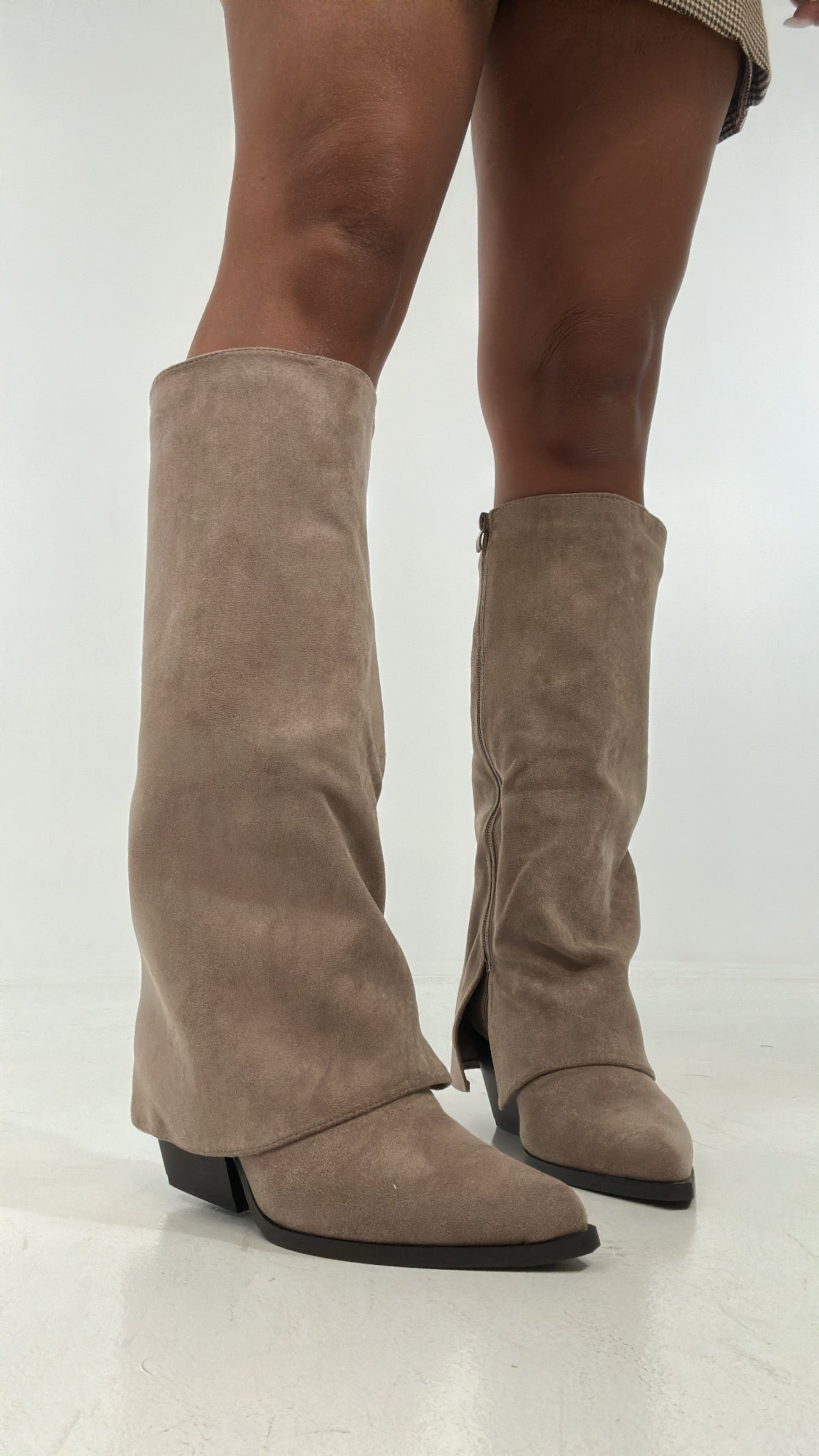 Stivale CAMOSCIO GHIV - KHAKI