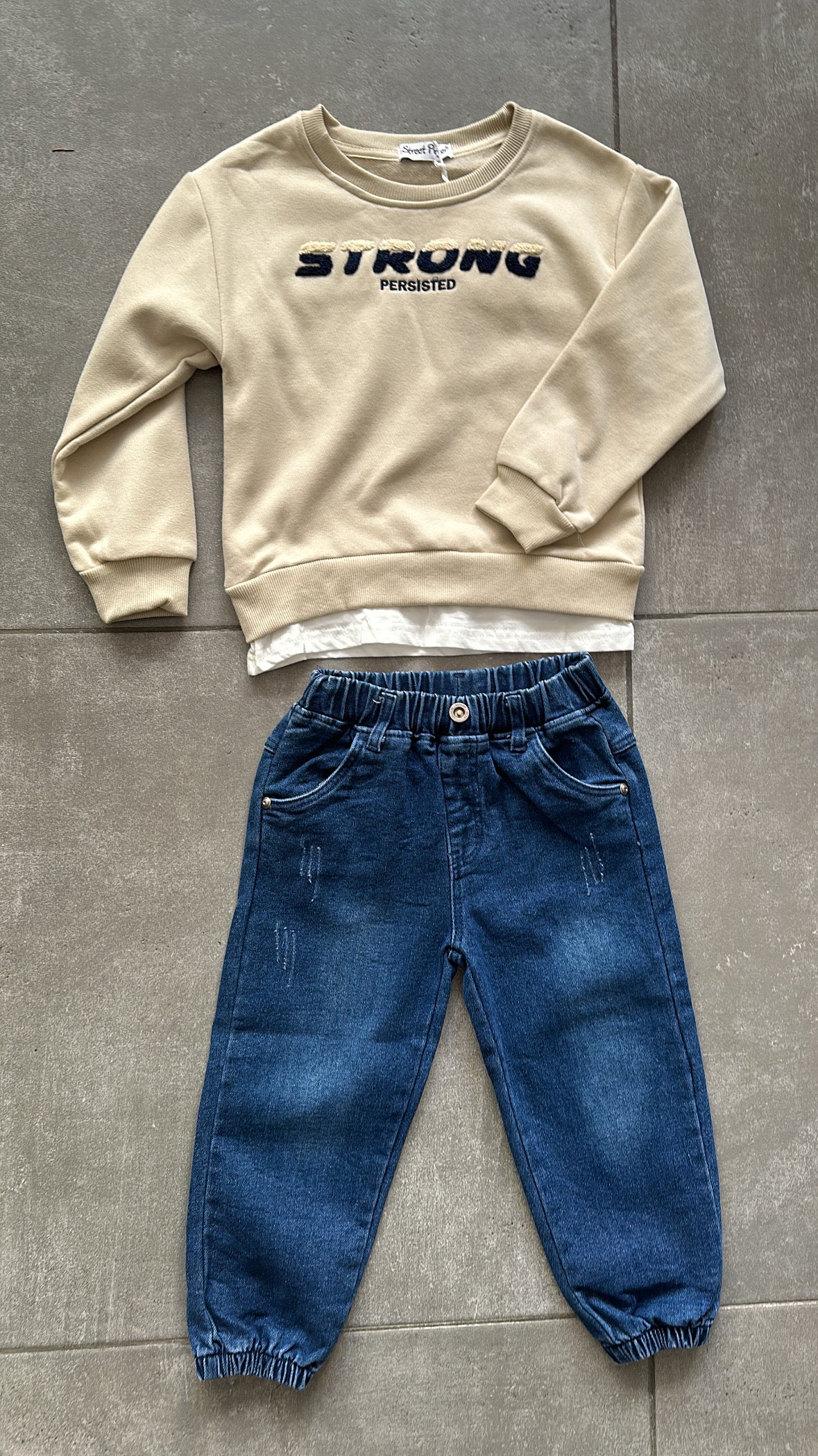 Completo STRONG 4-12A - BEIGE
