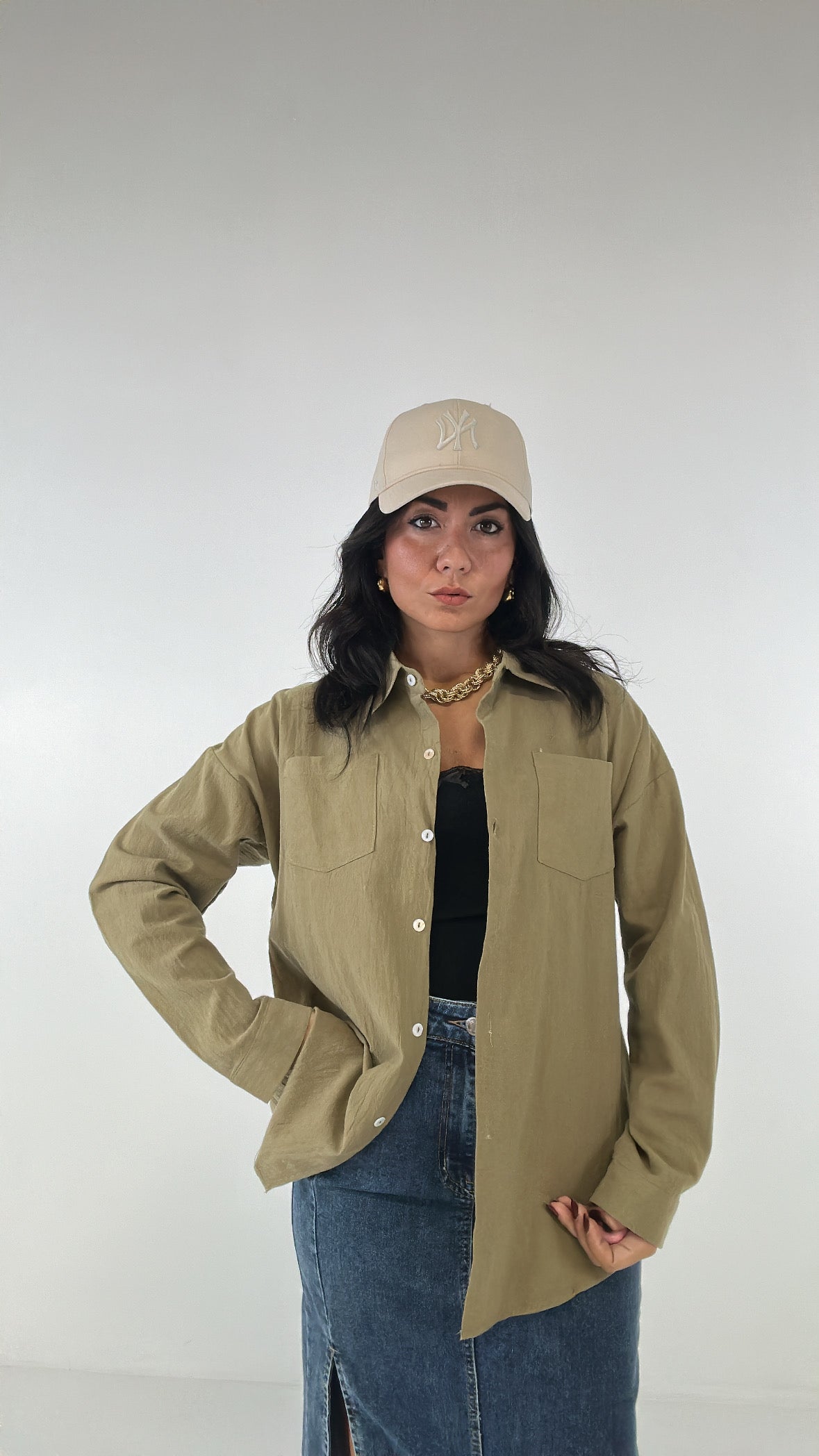 Camicia B ASIC - VERDE