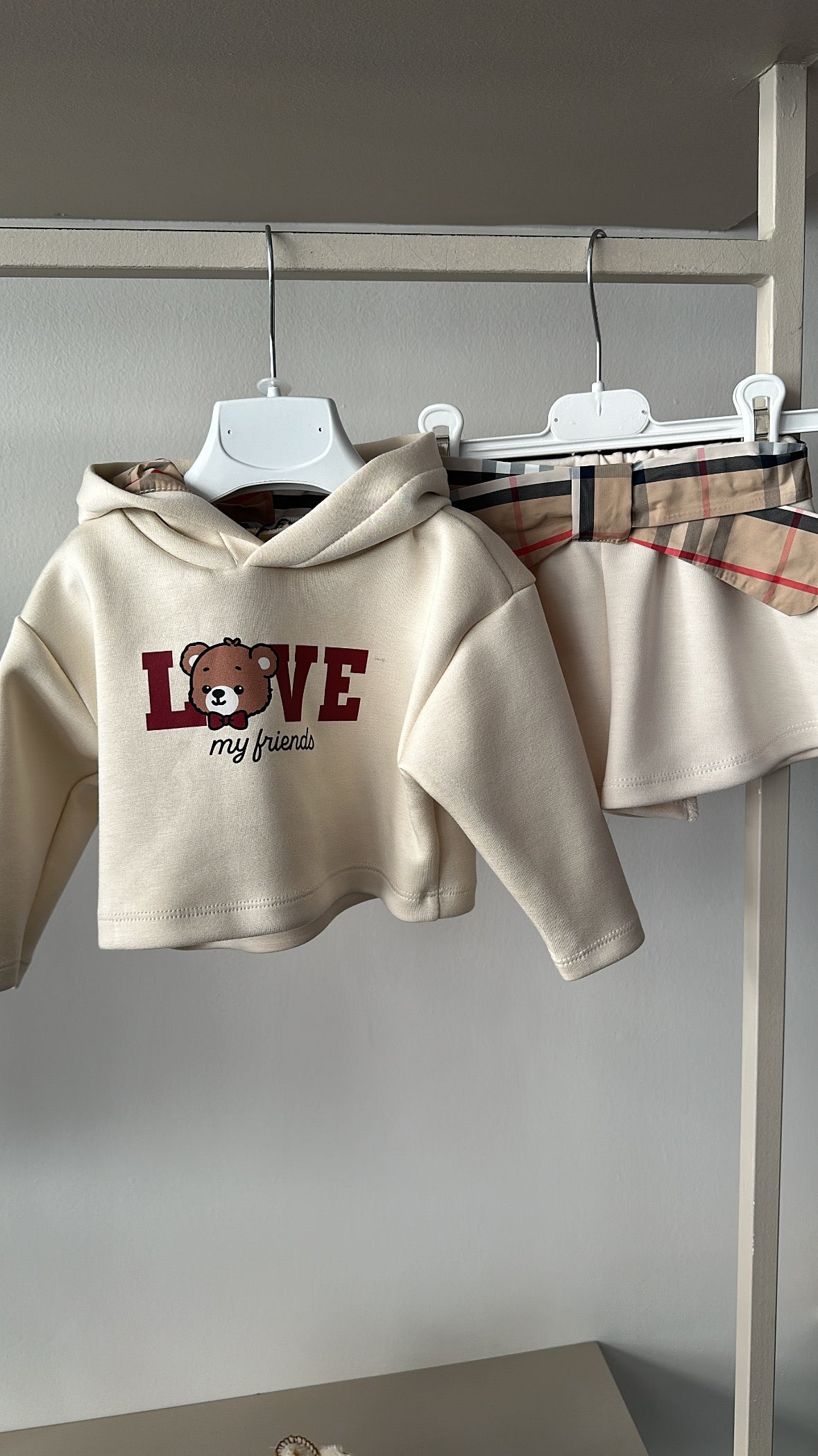 Completo ORSO LOVE 12-36M - BEIGE