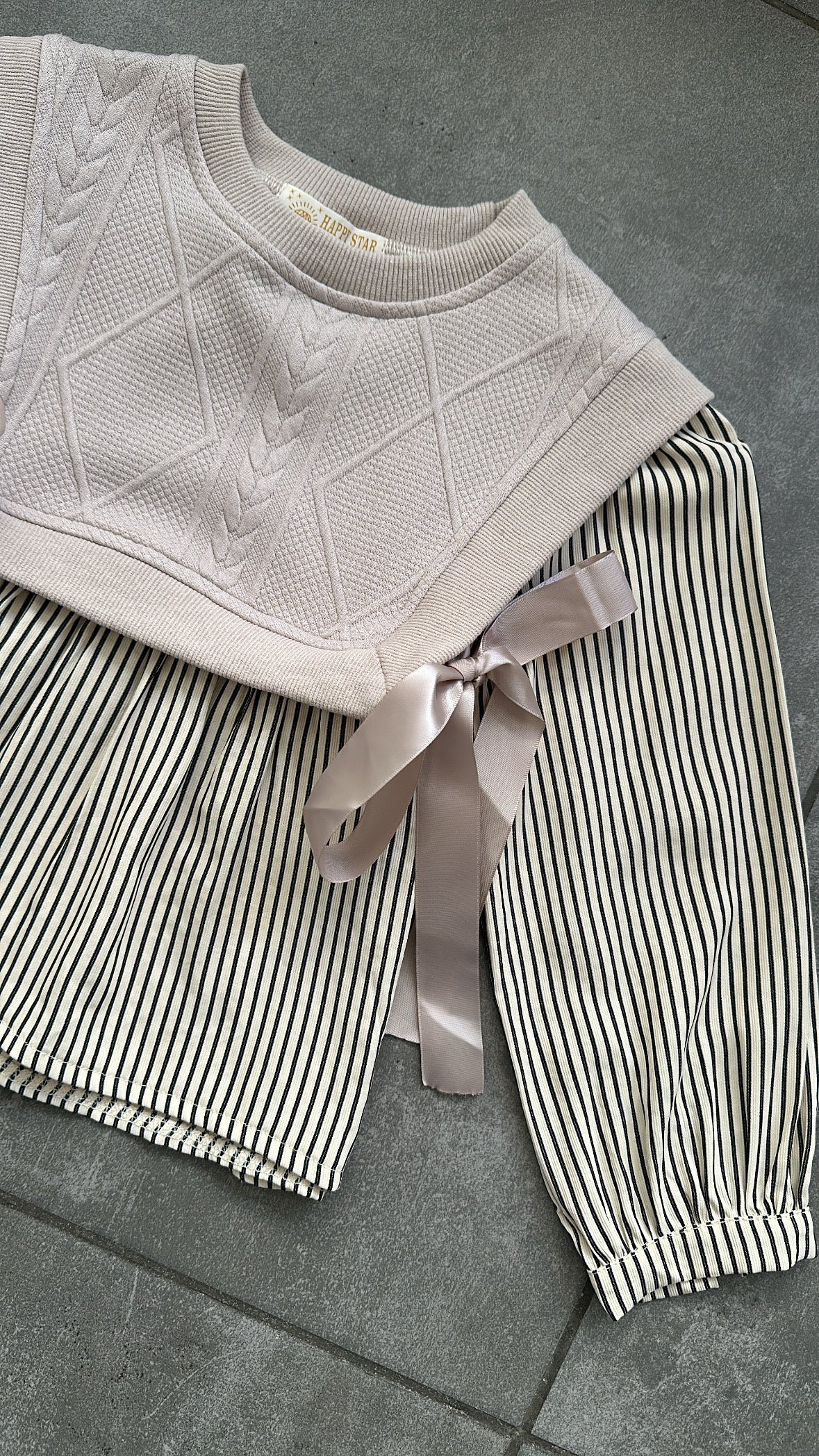 Maglioncino A CAMICIA 4-14A - BEIGE