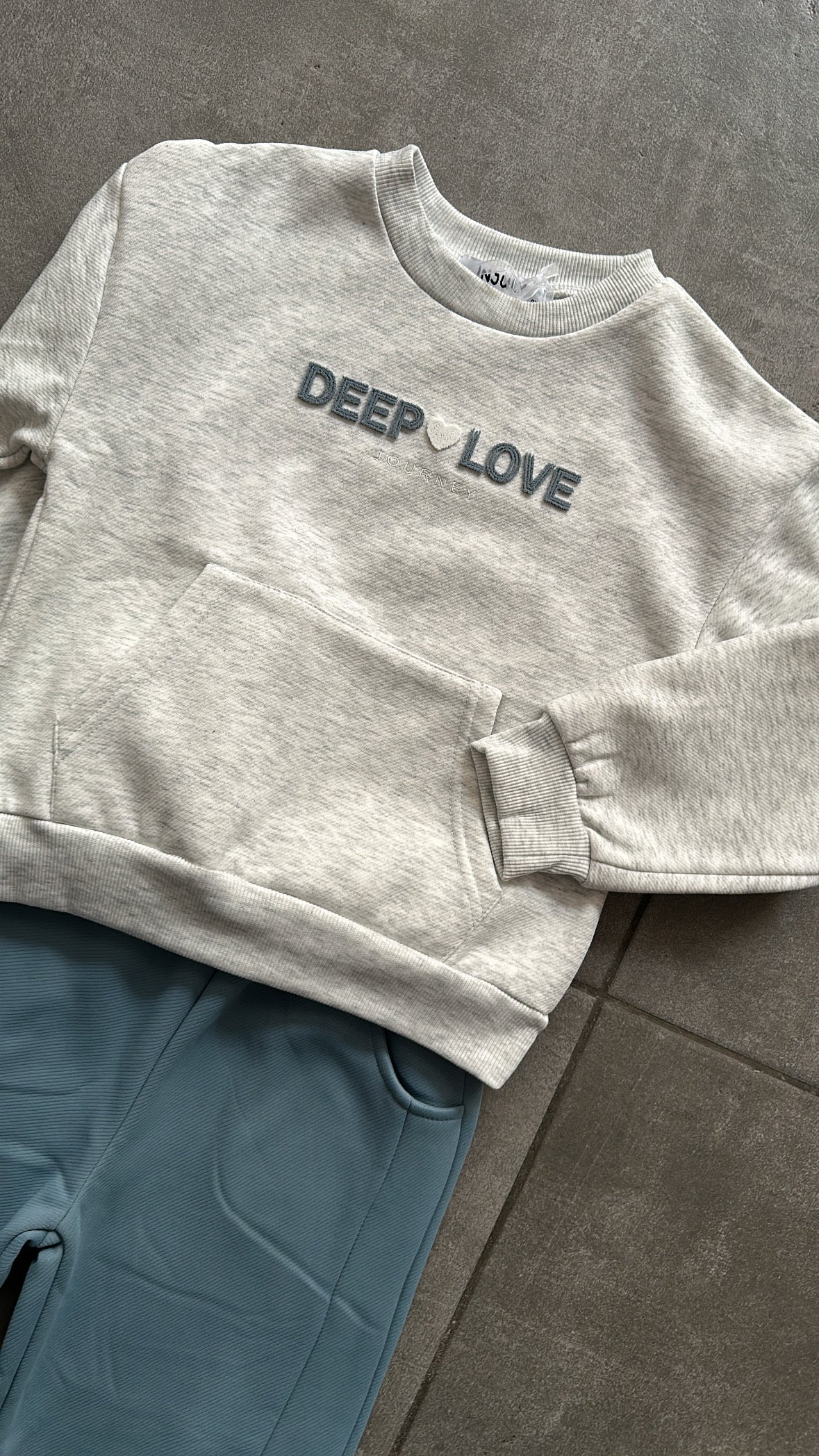 Tuta DEEP LOVE 4-12A - GRIGIO
