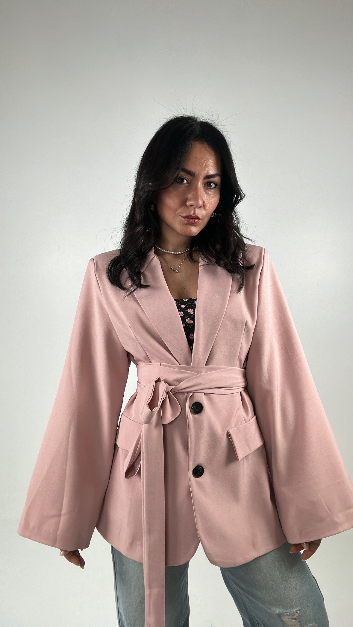 Giacca CINTURA - ROSA