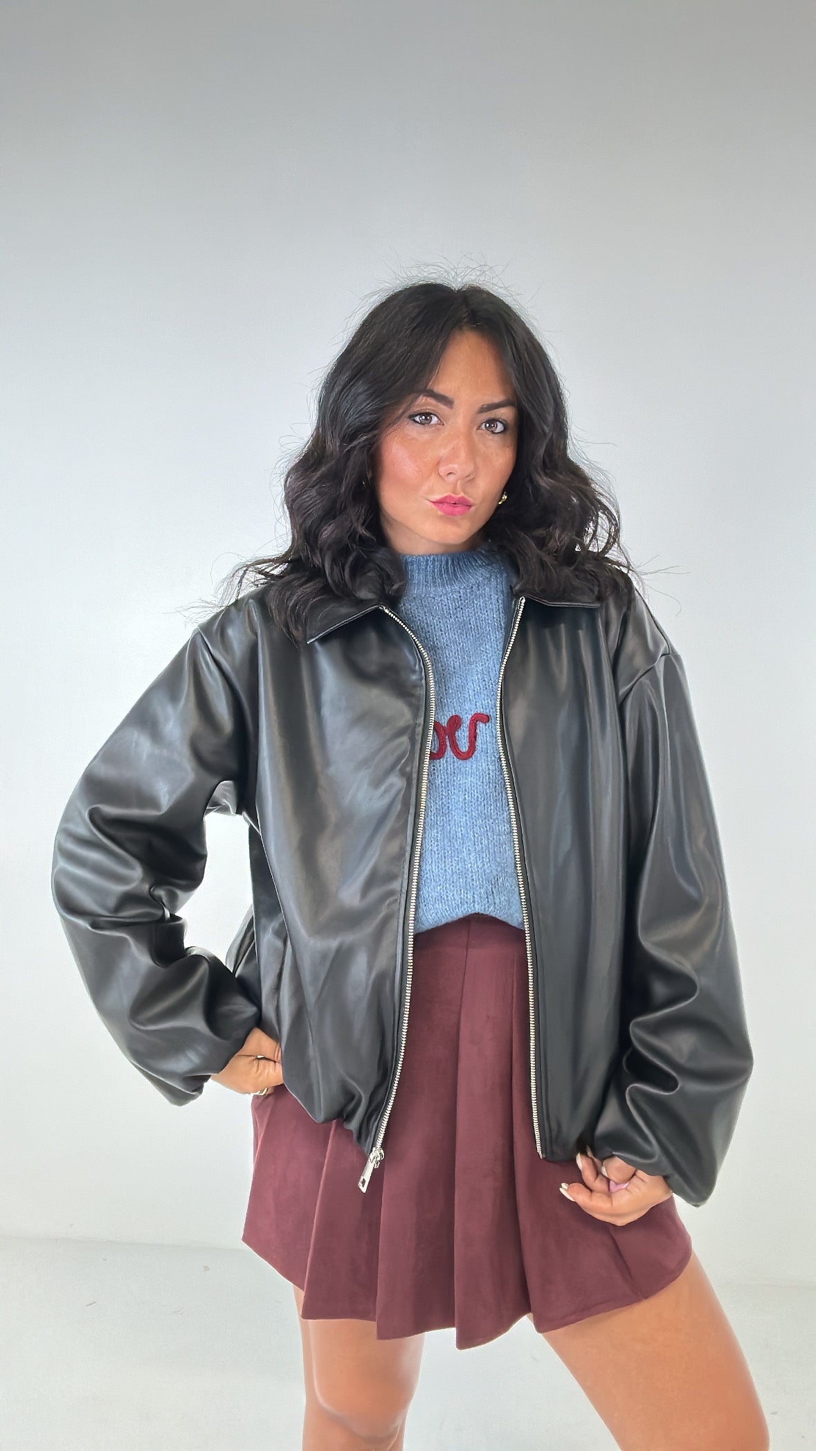 Bomber ECOPELLE GIO' - NERO