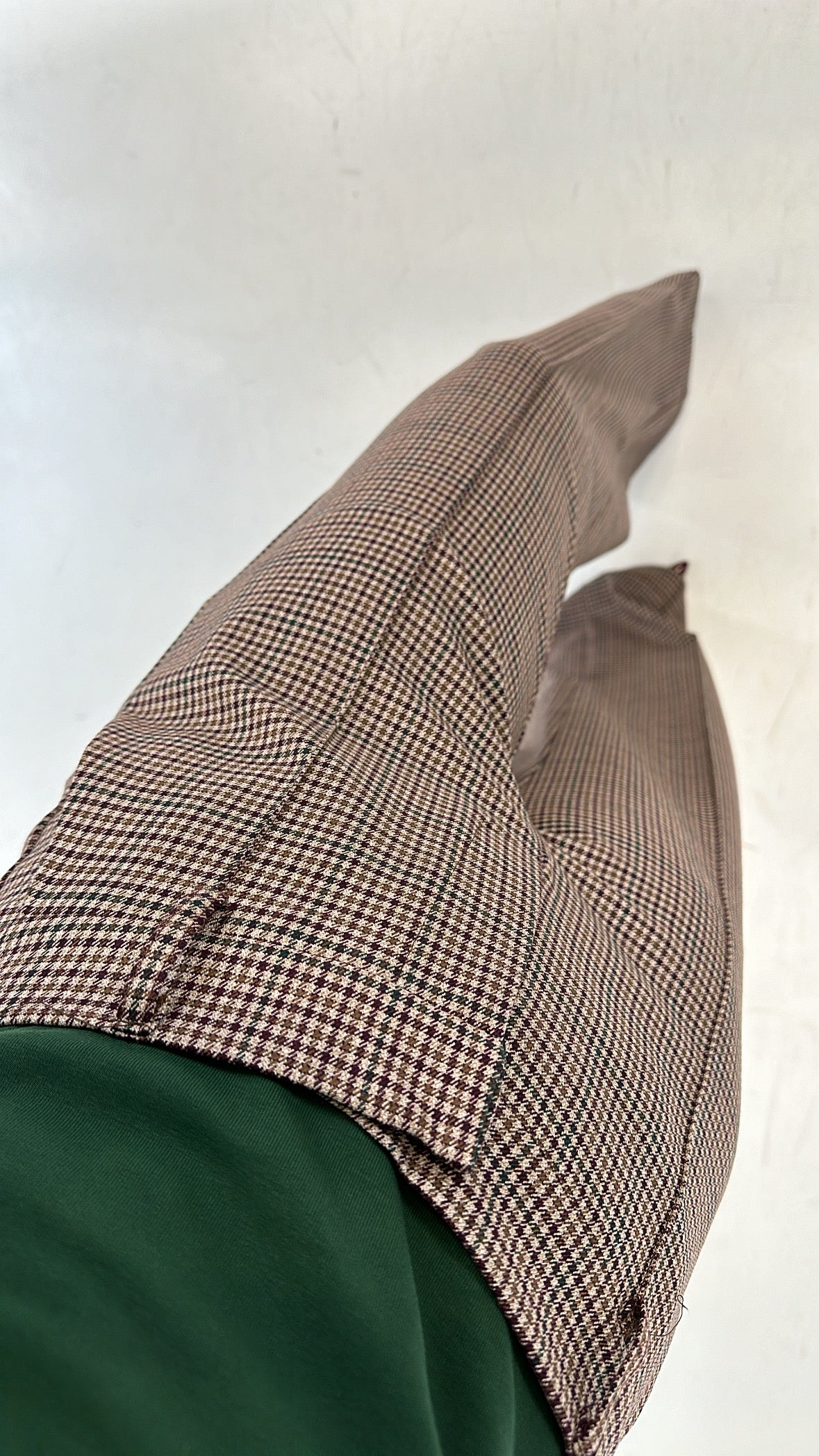 Pantalone LUMINA QUADRETTINI - BORDEAUX