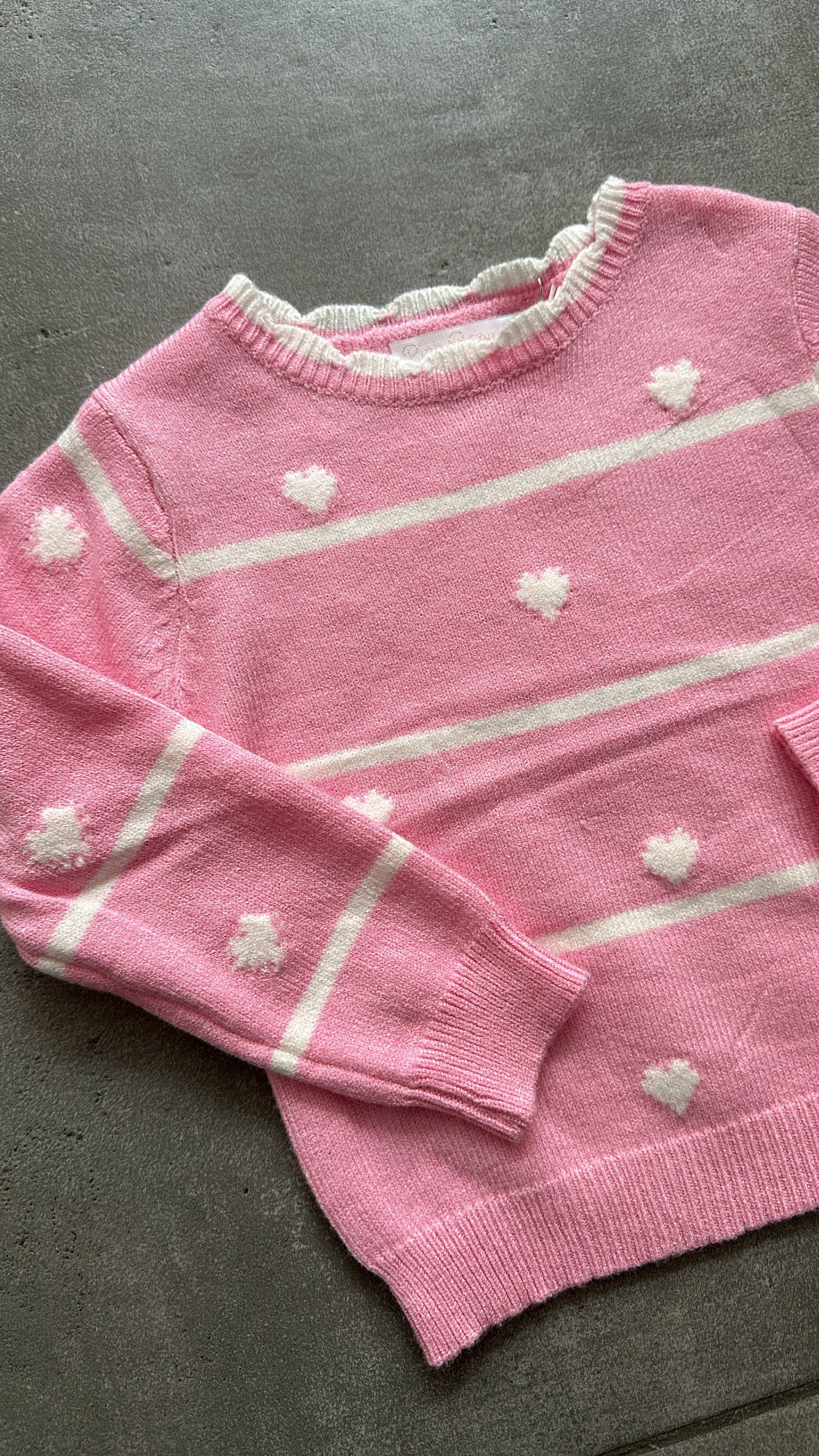 Pull CUORICINI 12-36M - ROSA