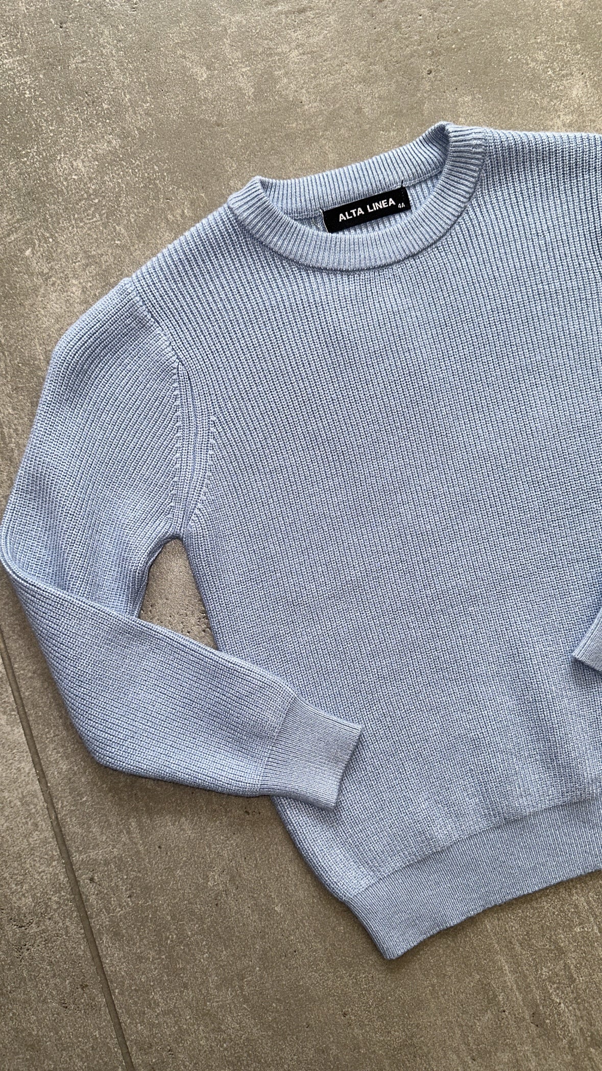 Maglioncino BASIC 4-12A - AZZURRO