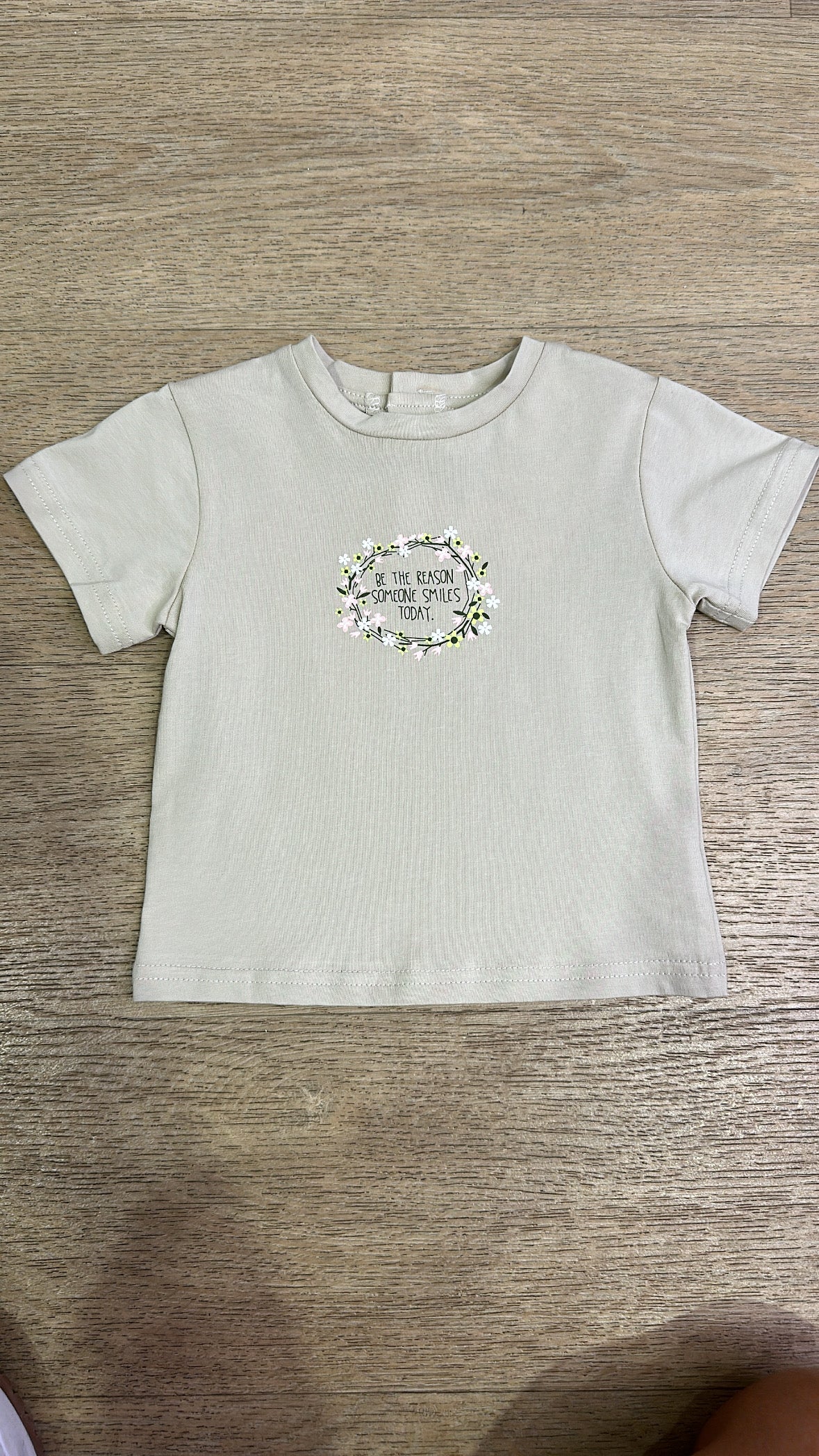 T-shirt TODAY 12-36M - BEIGE