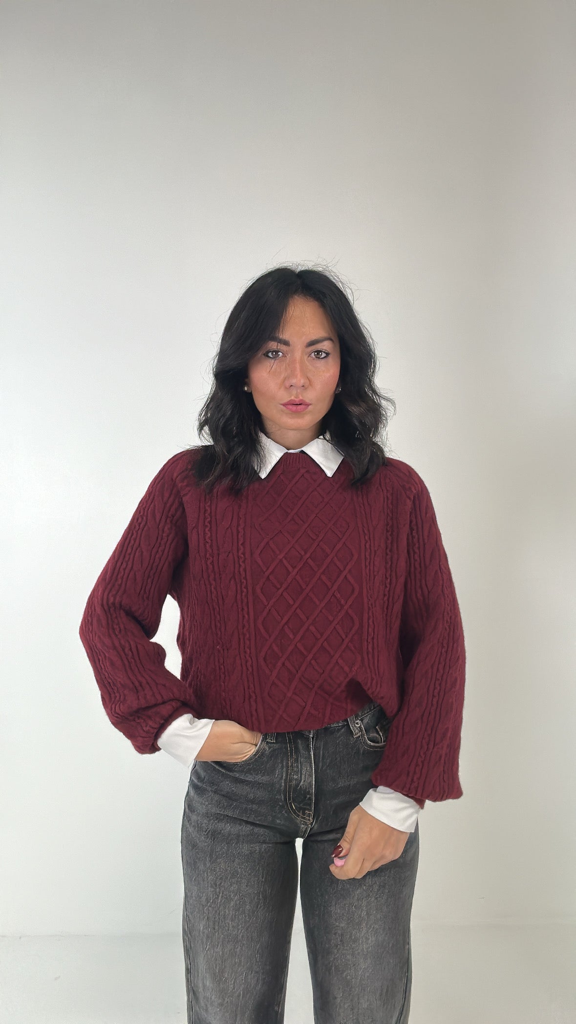 Pull TRECCE - BORDEAUX