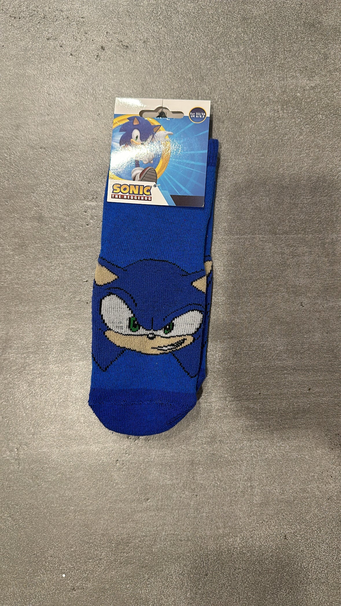 Calzino ANTISCIVOLO SONIC - AZZURRO