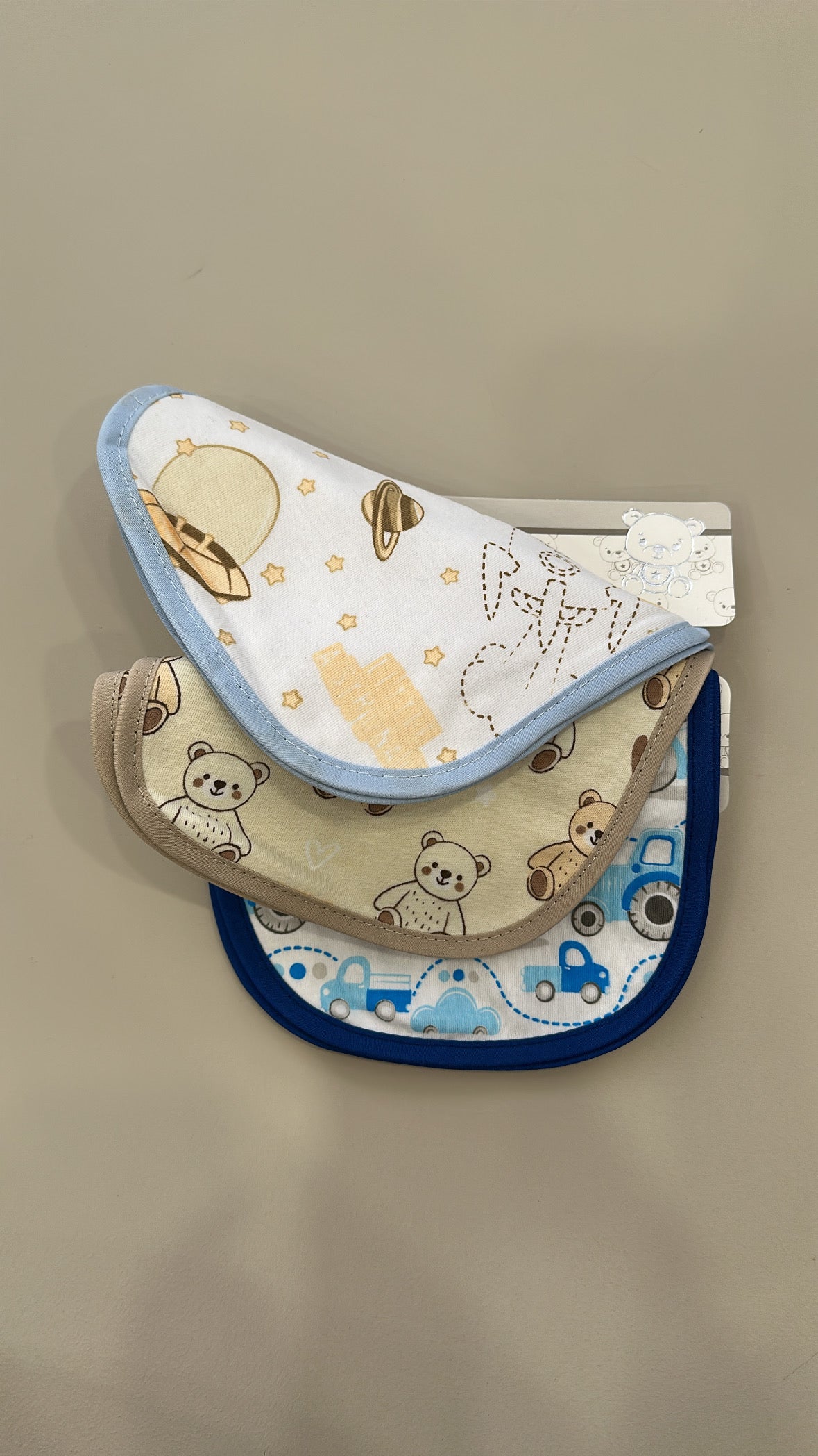 SET 6 pz bavette a clip - AZZURRO