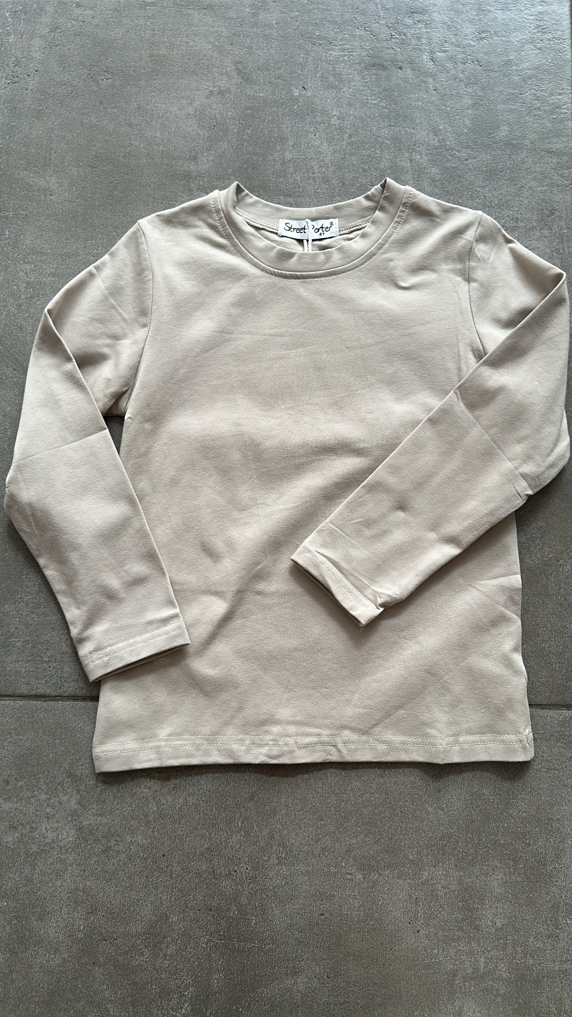 Maglia BASICA 4-14A - BEIGE