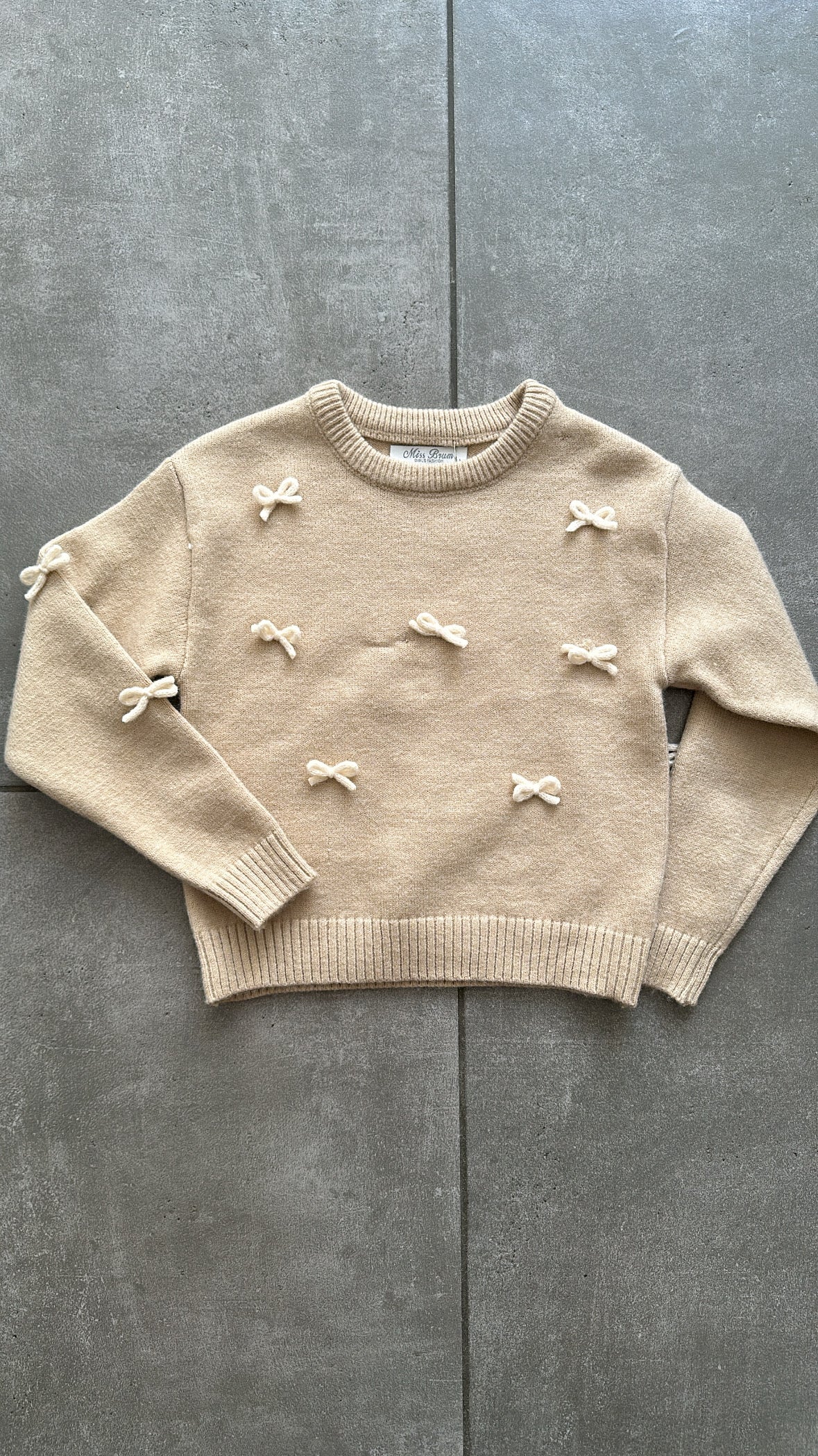 Maglioncino FIOCCHETTI 4-12A - CAMMELLO
