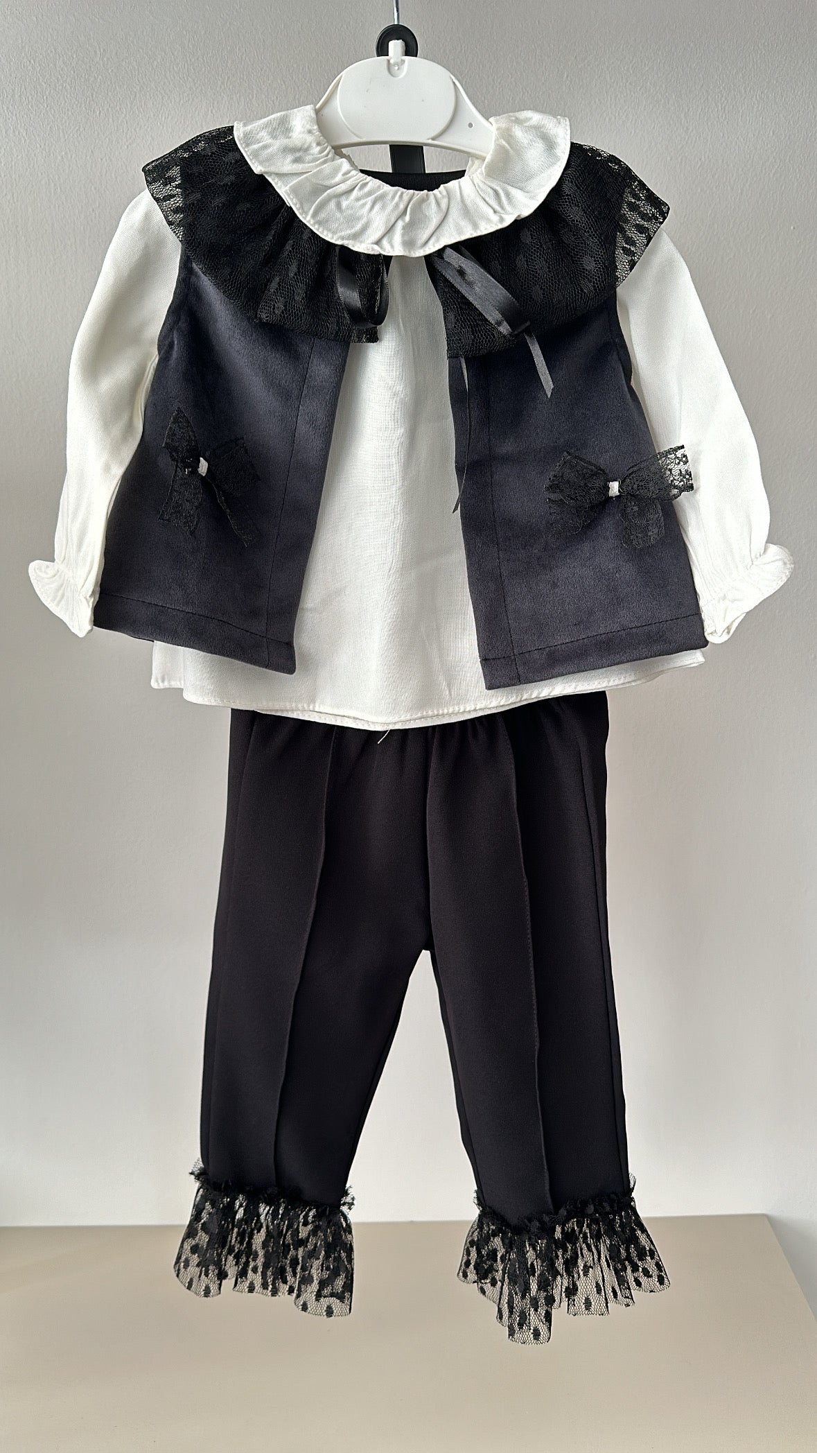 Coordinato CON GILET - NERO
