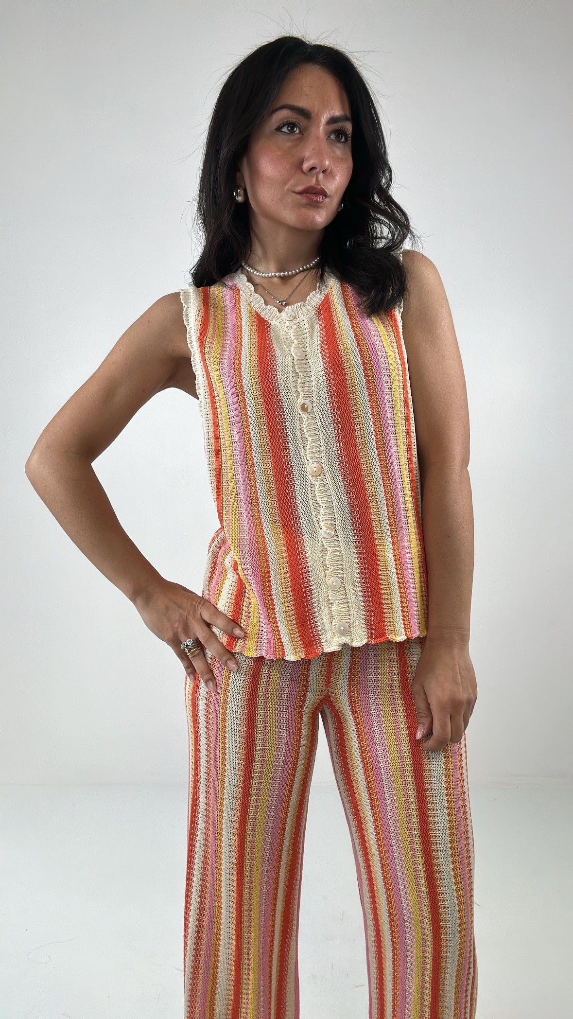 Coordinato FILO MULTICOLOR - PANNA