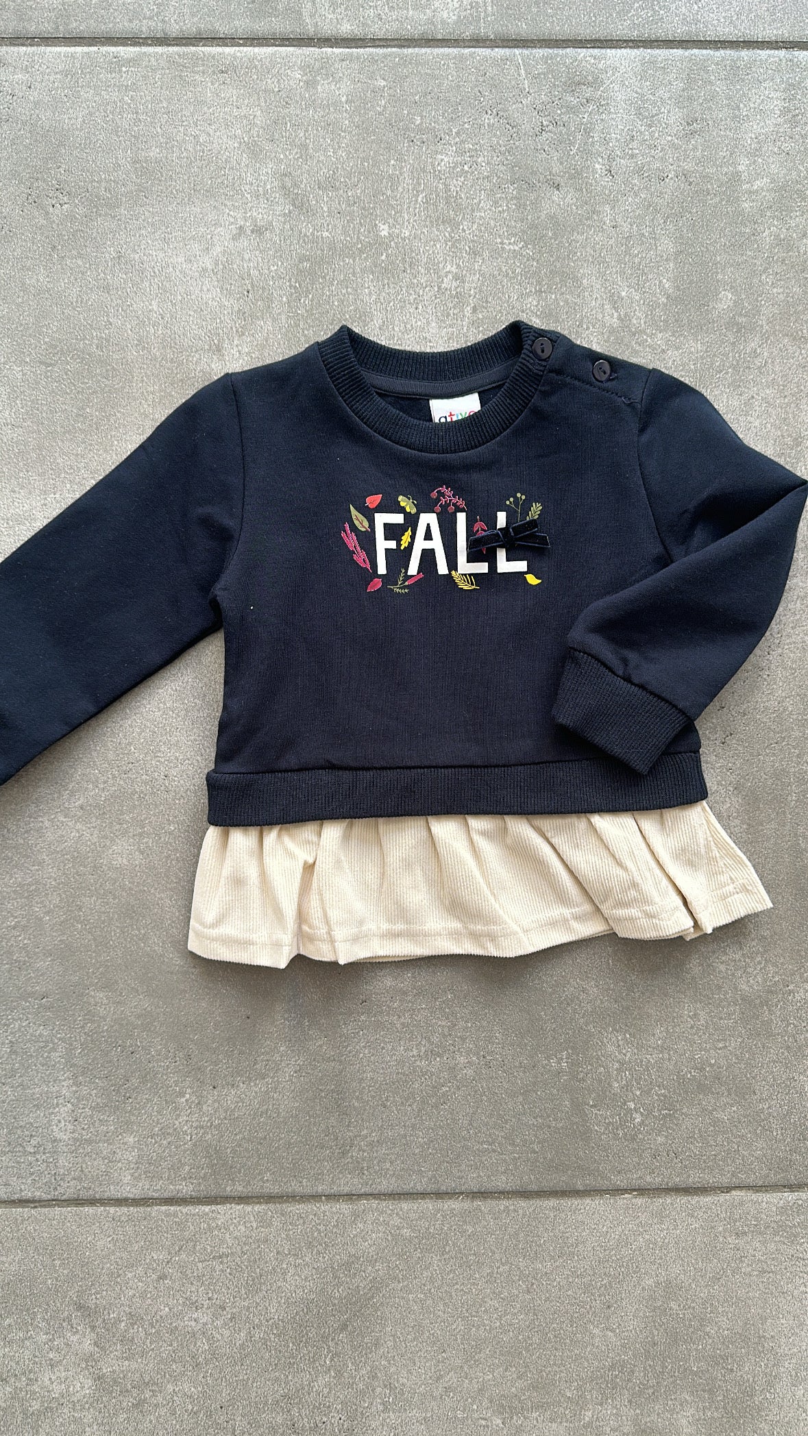 Felpa FALL 6-36M - BLU