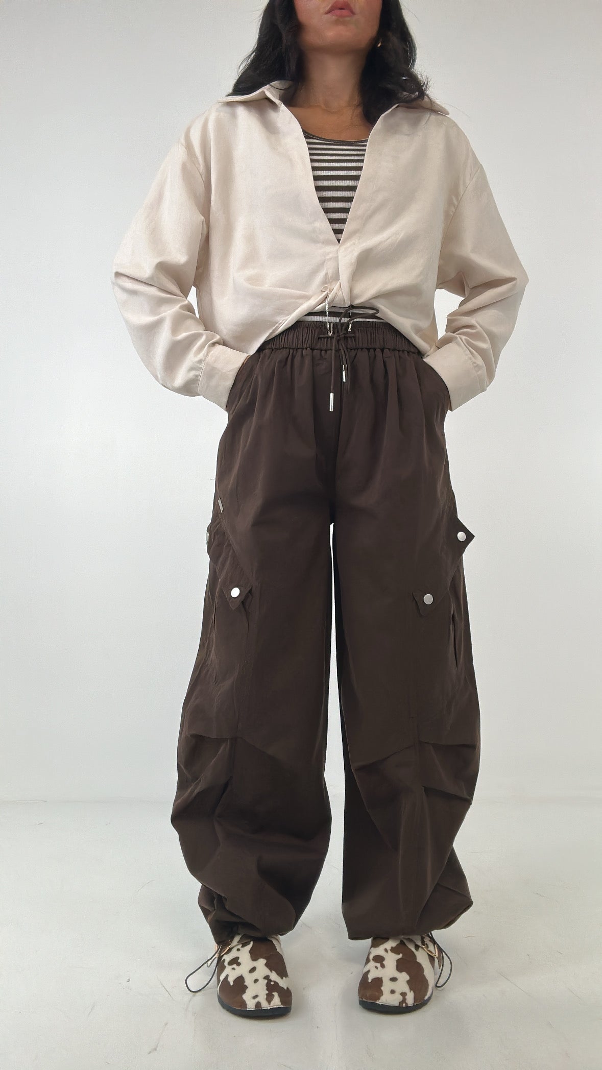 Pantalone PARAC - MARRONE
