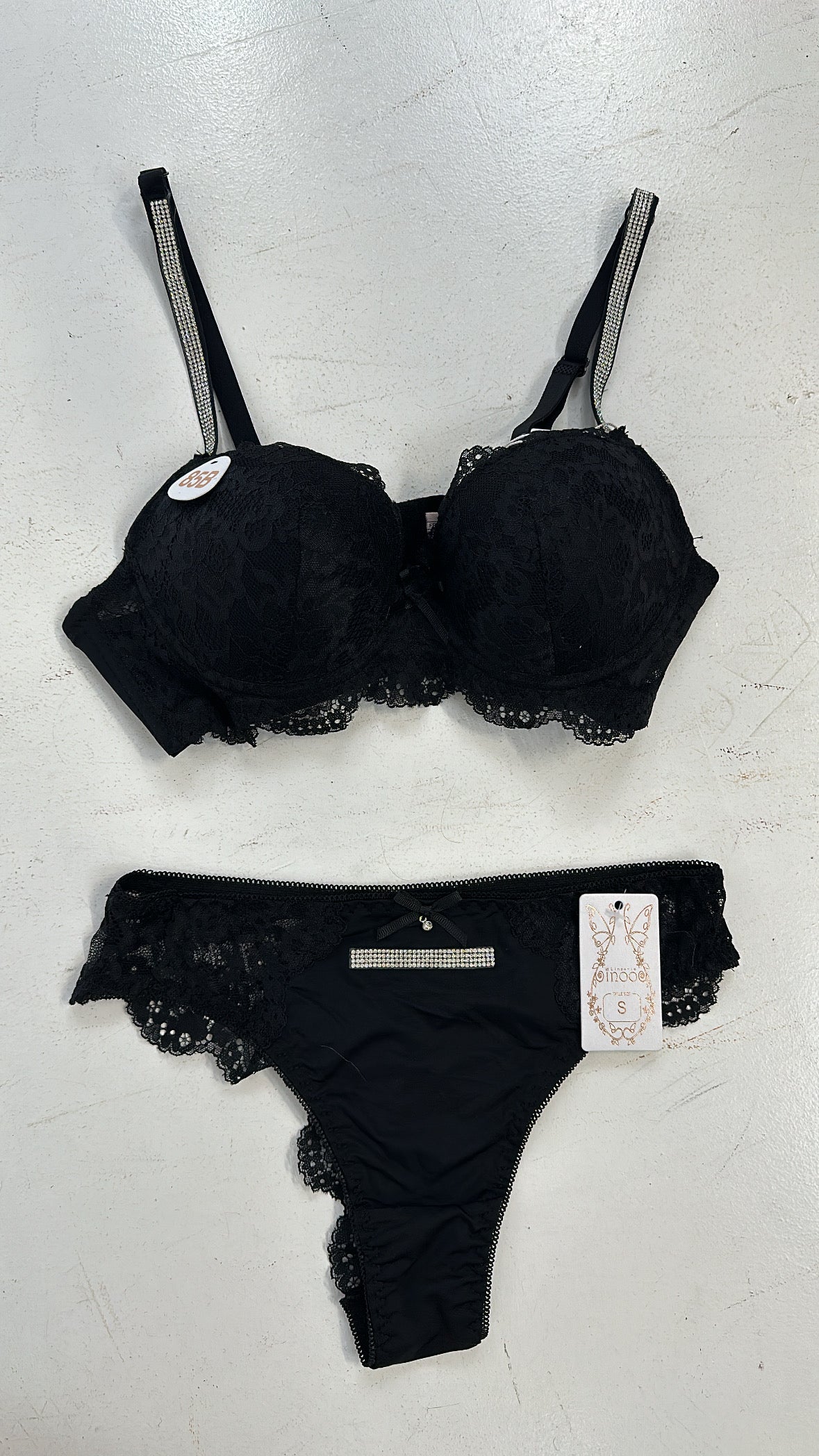 Completino CON STRASS - NERO