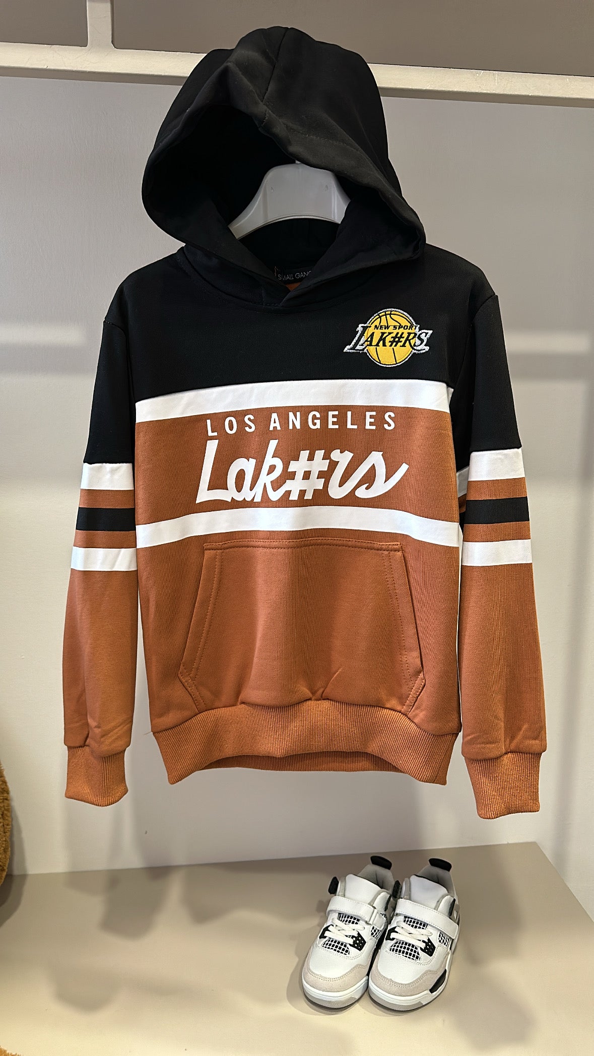 Felpa LAK#RS 8-16A - MARRONE