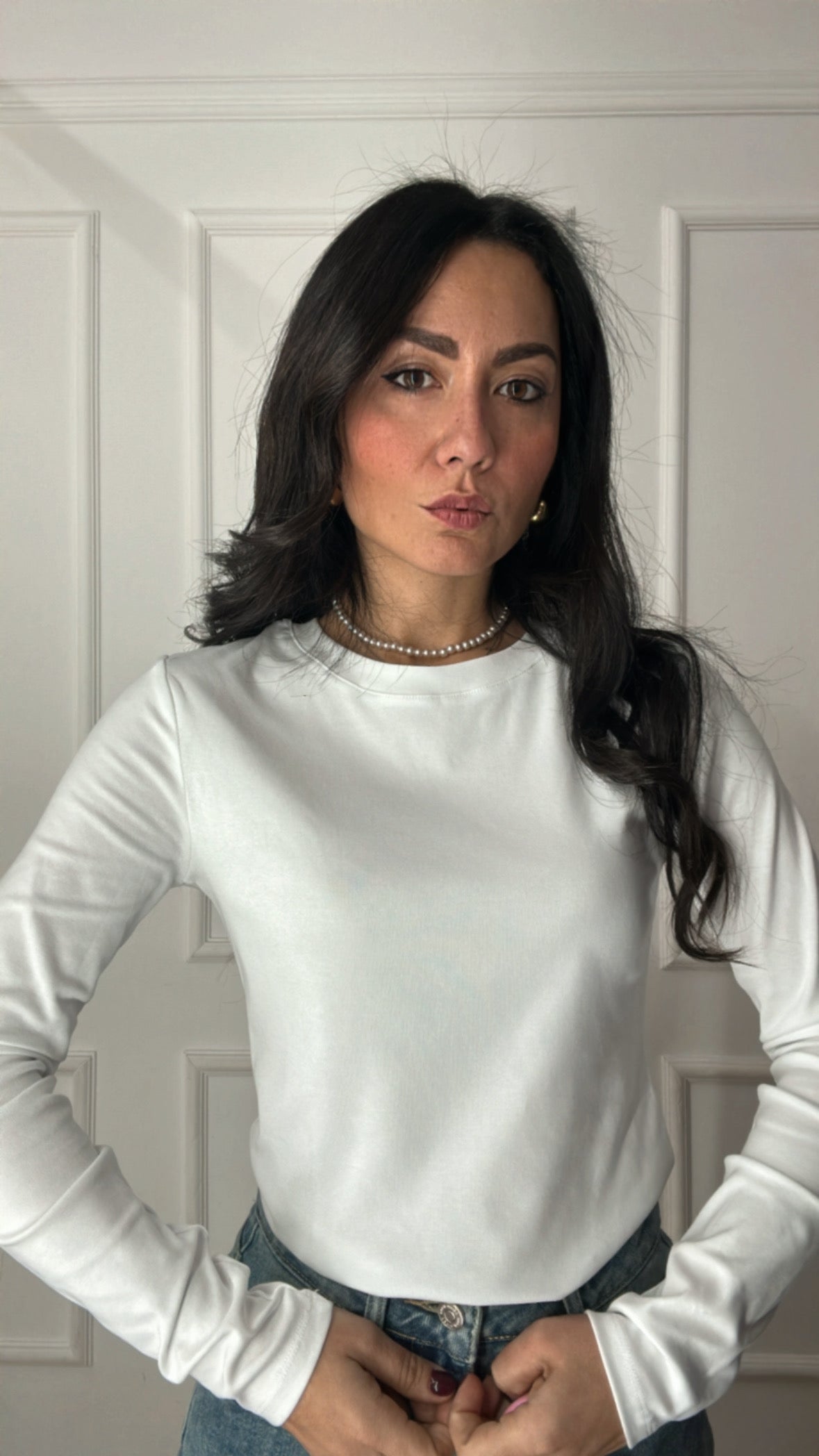 Maglia BASIC LUMINA - BIANCO