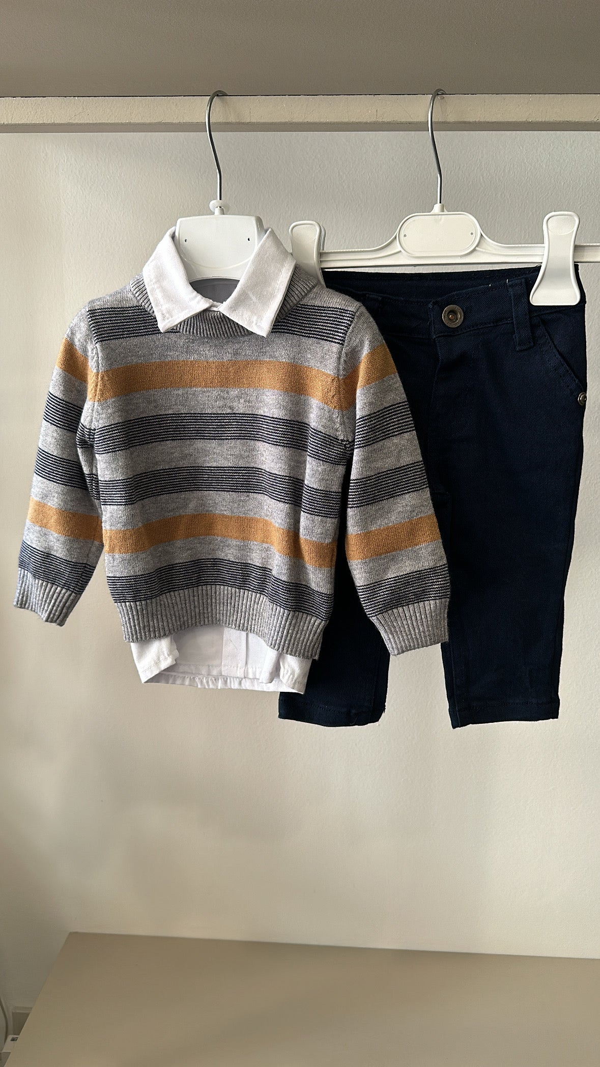 Completo MAGLIONCINO 6-36M - GIALLO