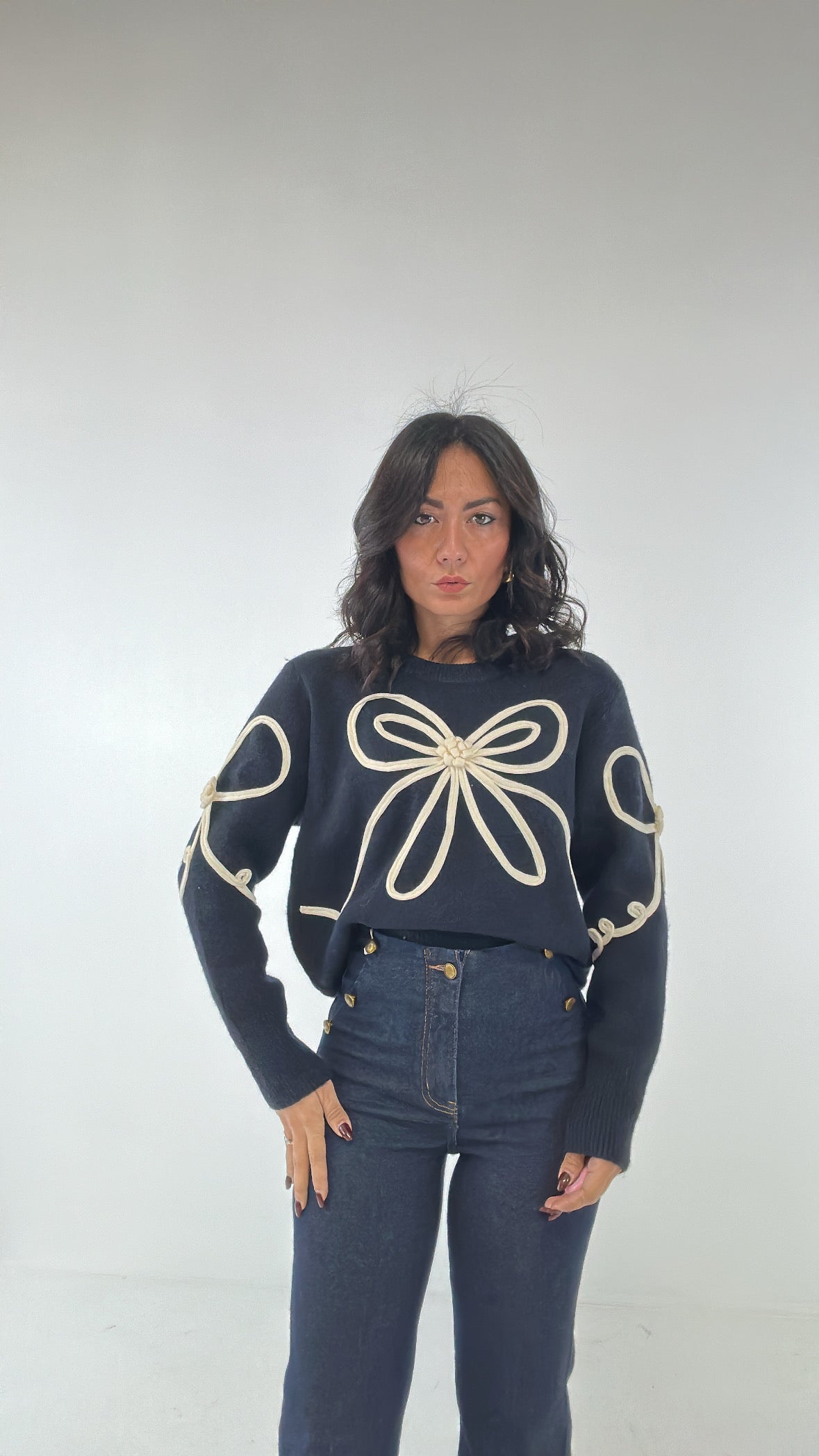 Pull MEGA FIORE - BLU