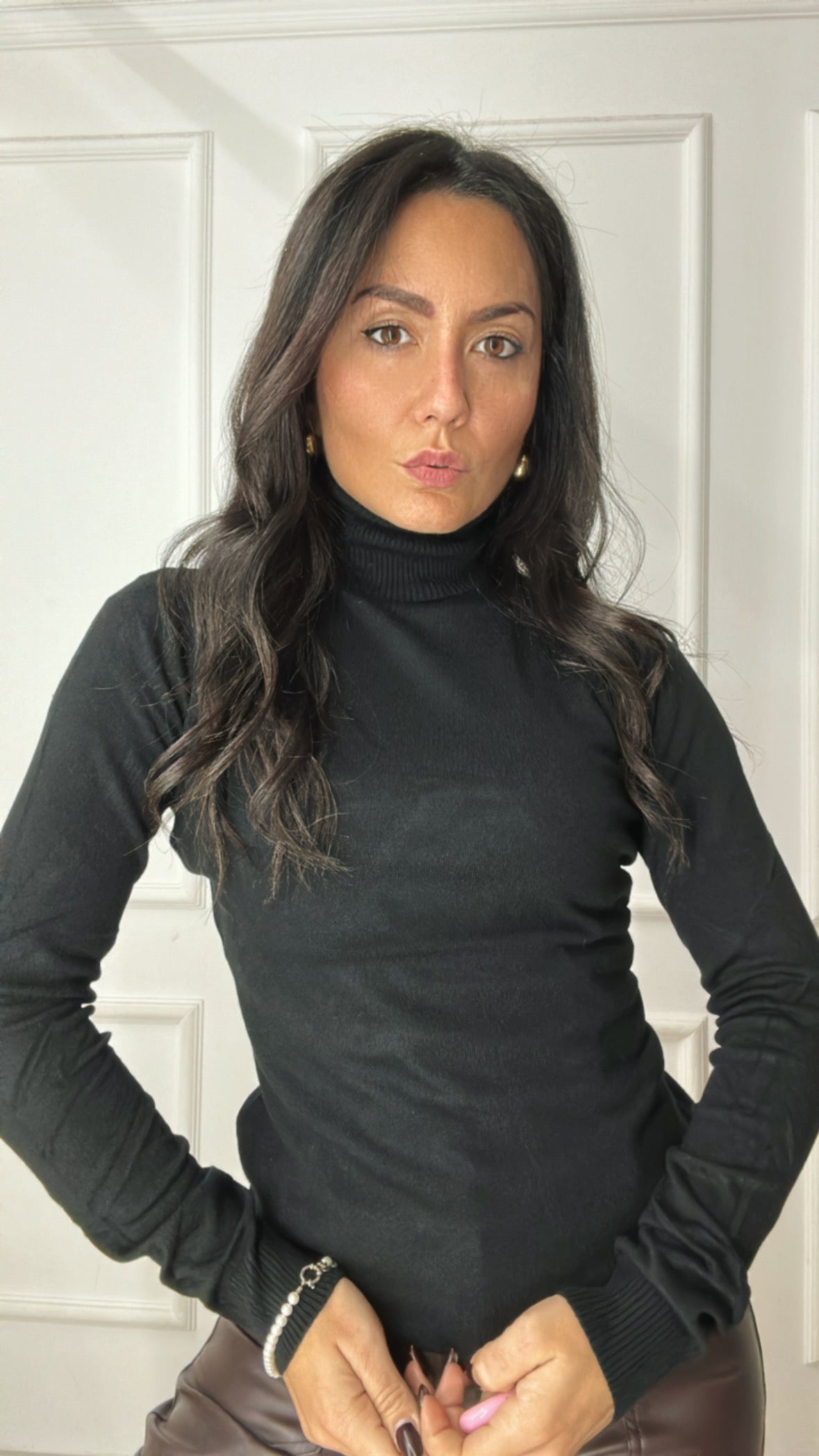 BASIC Turtleneck - BLACK