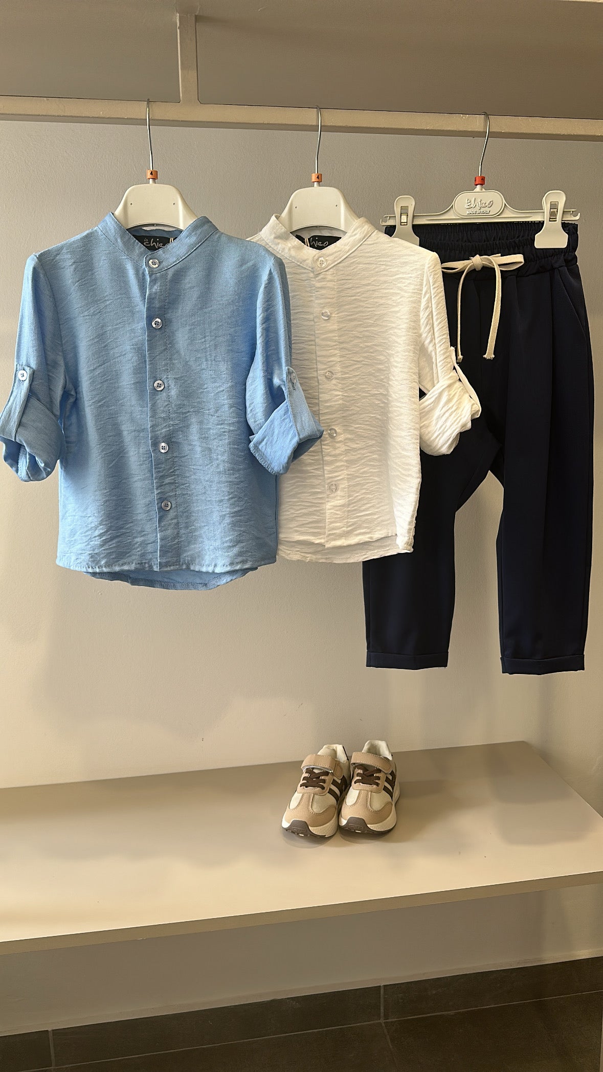 Camicia COREANA 4-14A - BIANCO