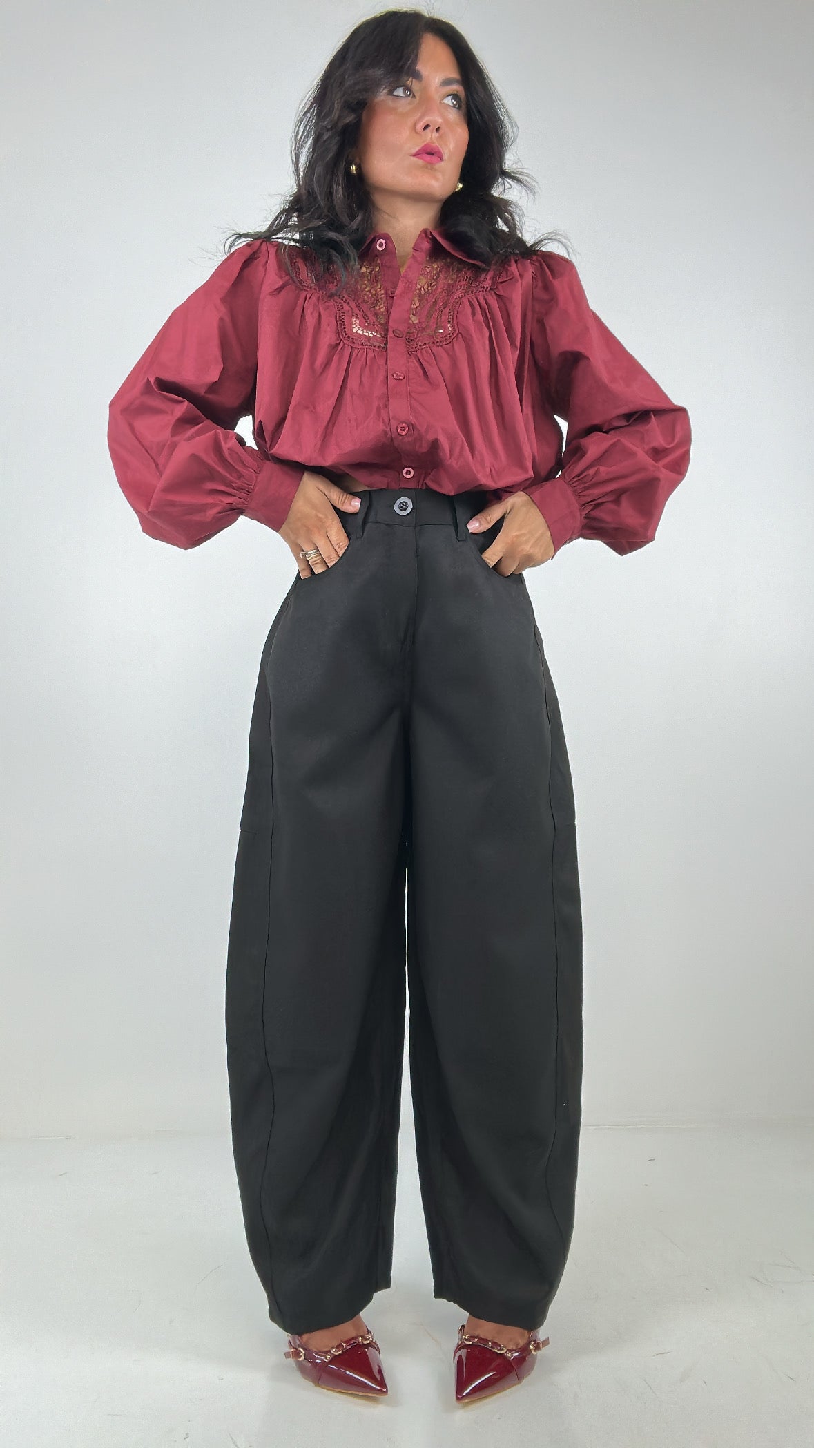Pantalone BALLON - NERO