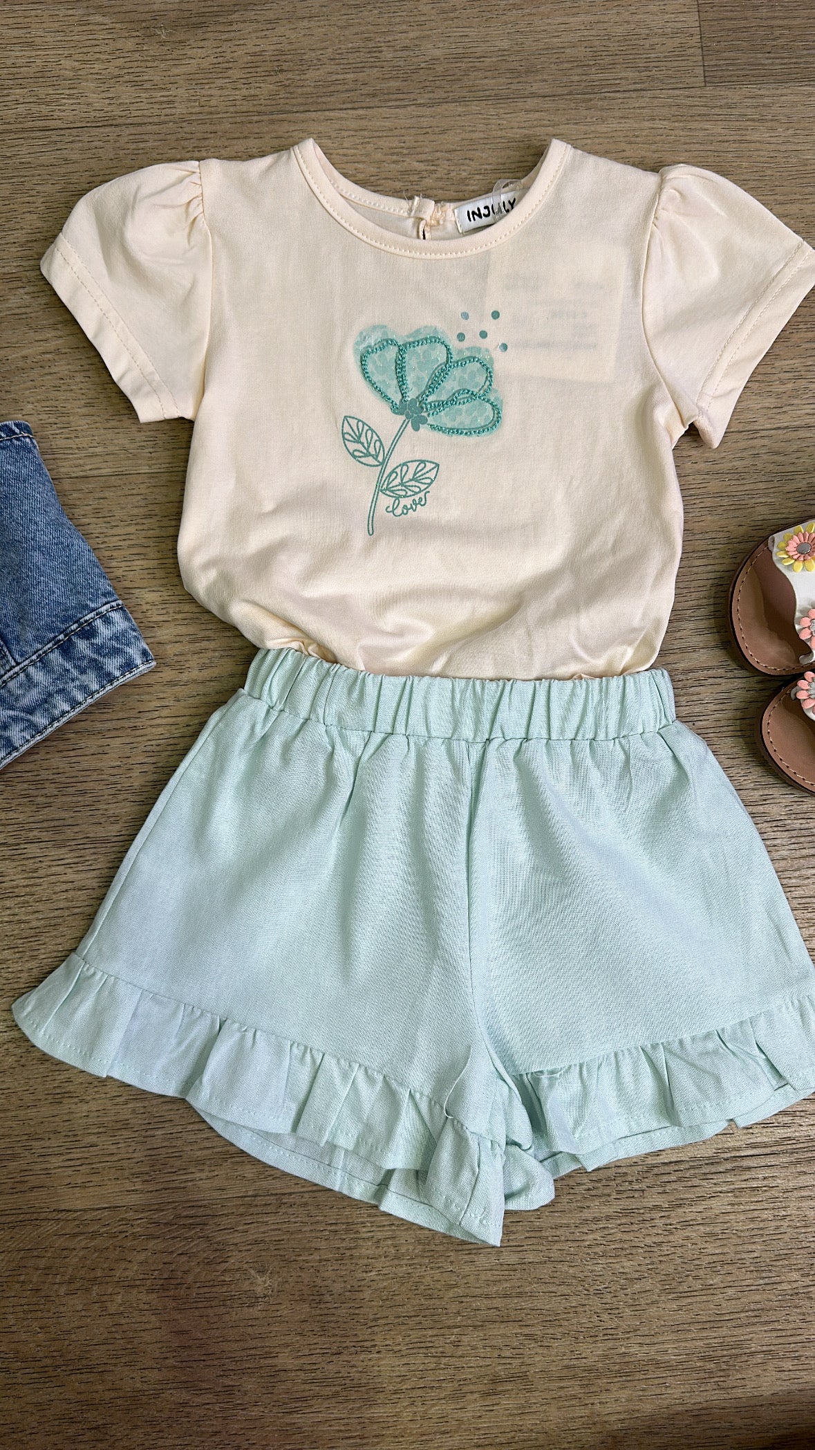 Completo FIORELLINO 12-36M - VERDE