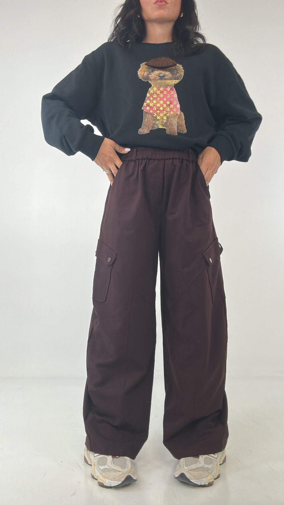 Pantalone CON TASCONI - BORDEAUX