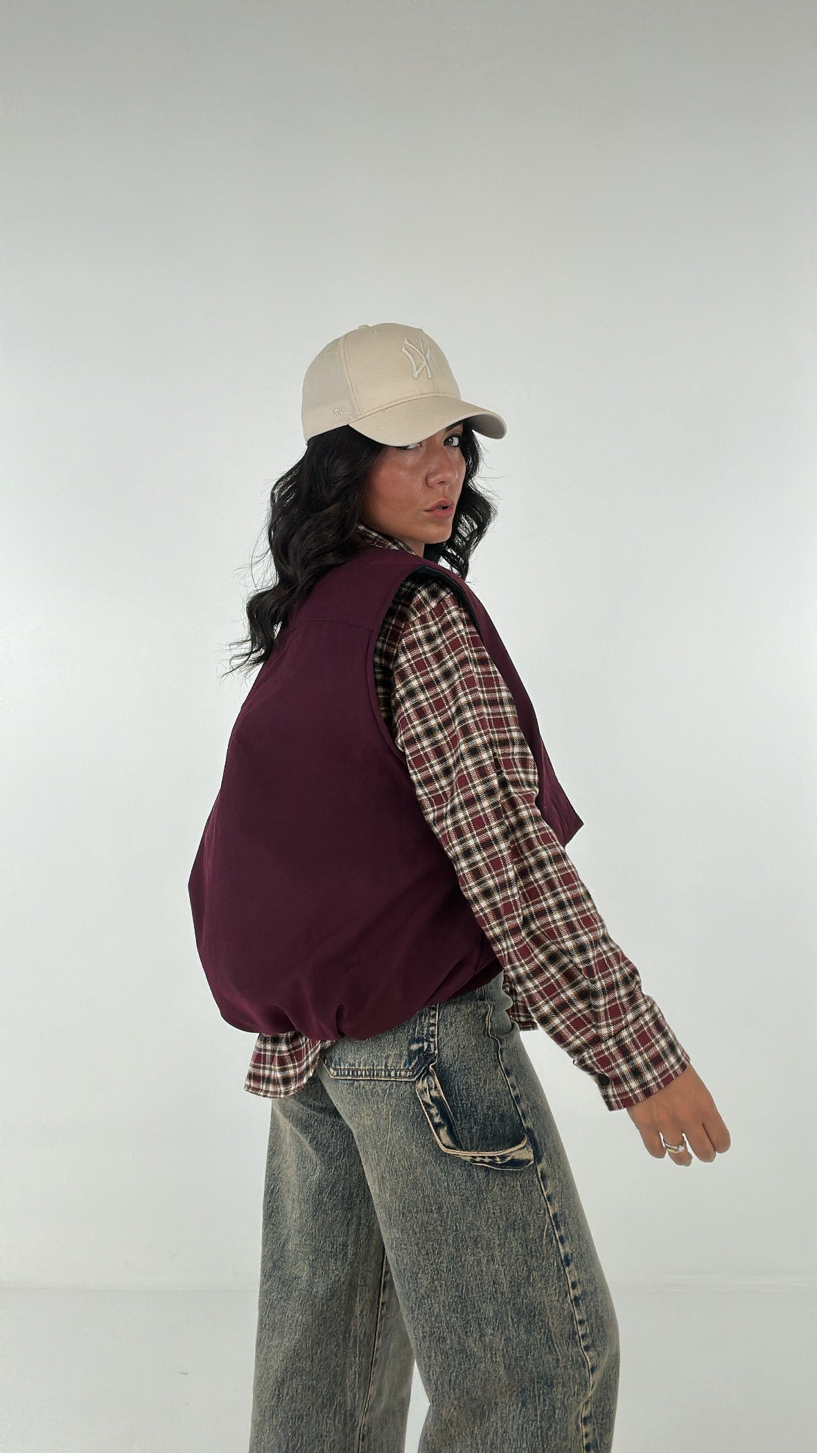 Gilet BOMBER LUMINA - BORDEAUX