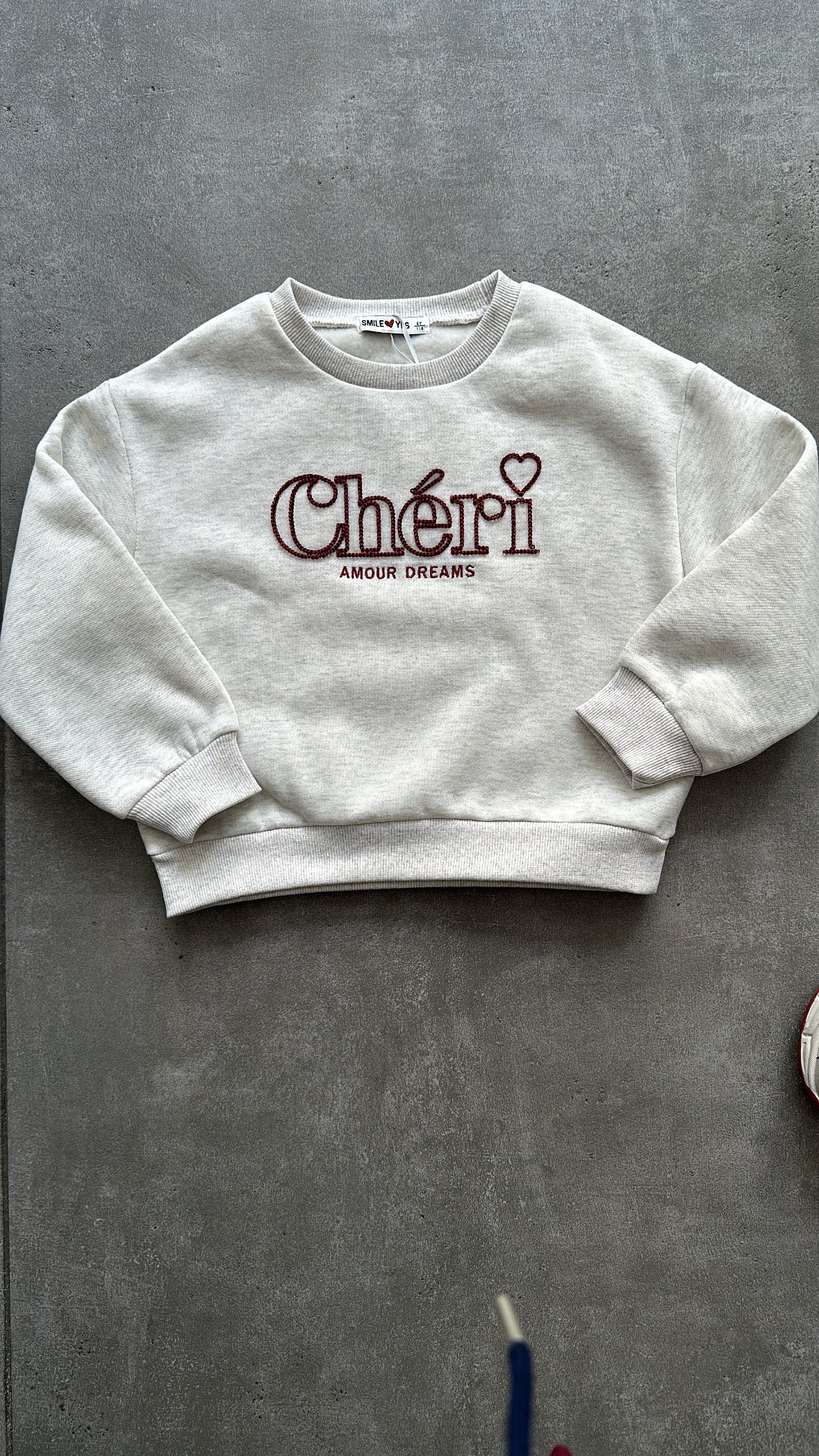 Felpa CHERI AMOUR 6-16A - GRIGIO