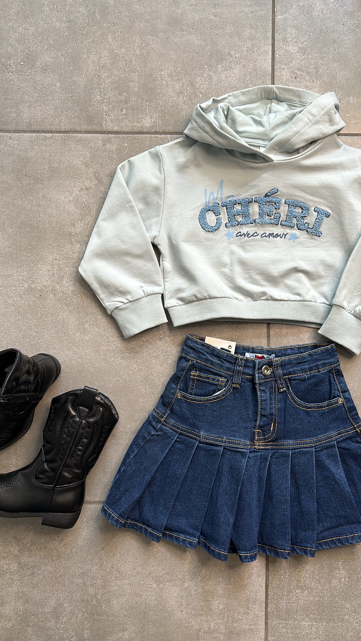 Gonna PLISSE' 4-14A - JEANS